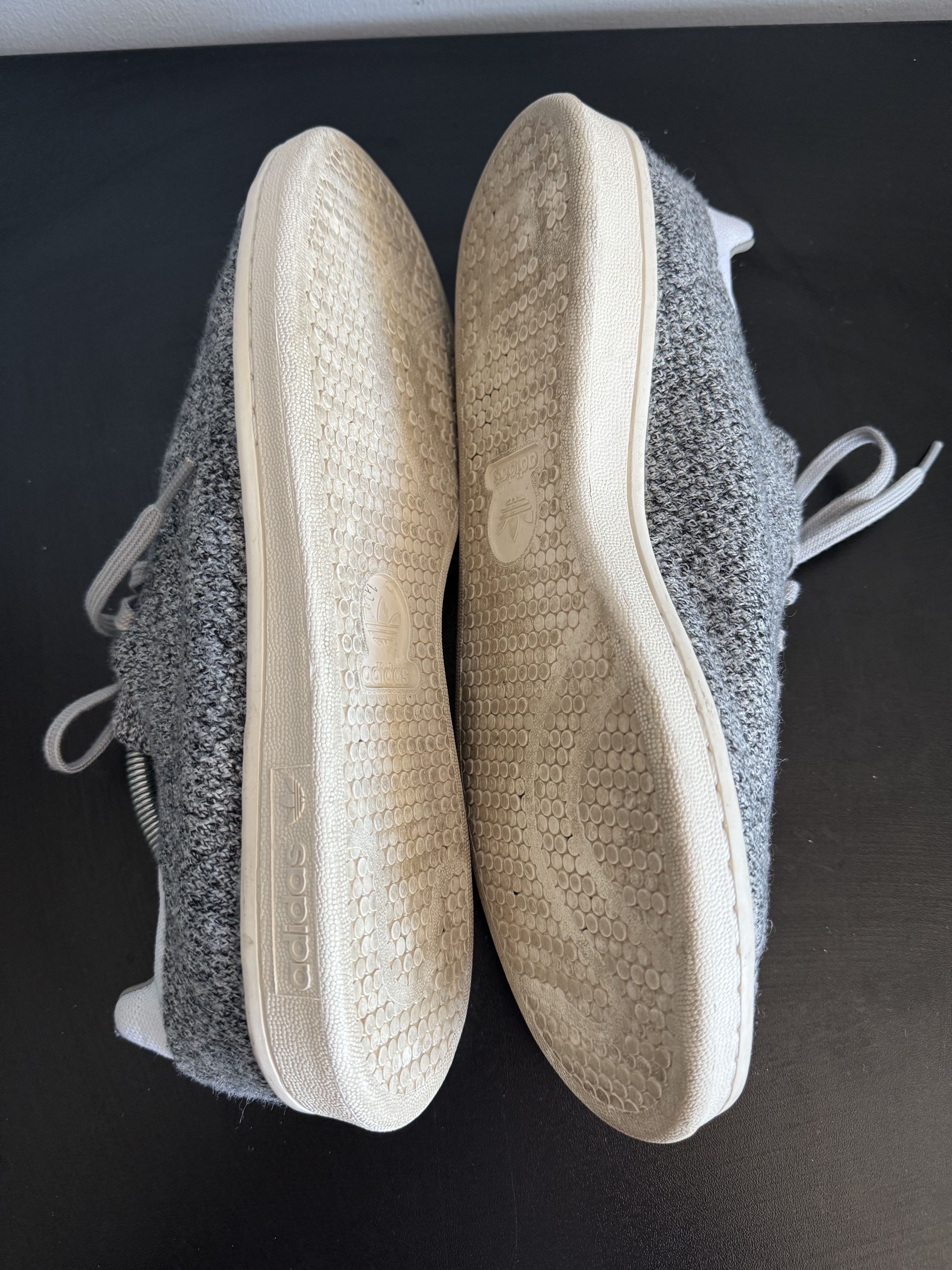 Adidas Adidas Stan Smith Primeknit Wool Grey lux raf concepts Size US 11 / EU 44 - 5 Thumbnail