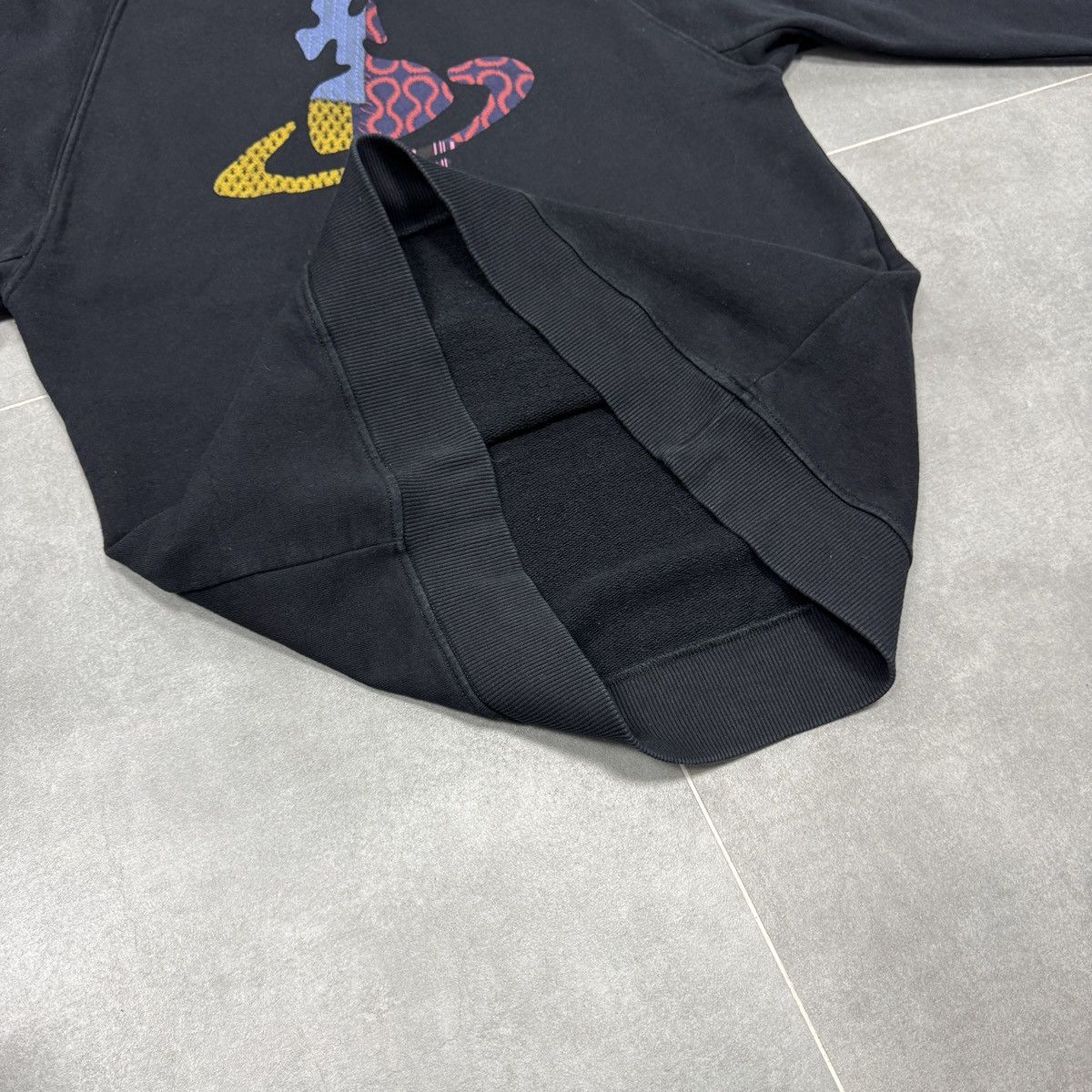 Vivienne Westwood Vivienne Westwood Anglomania Big Logo Men Black Sweatshirt Size US M / EU 48-50 / 2 - 13 Thumbnail