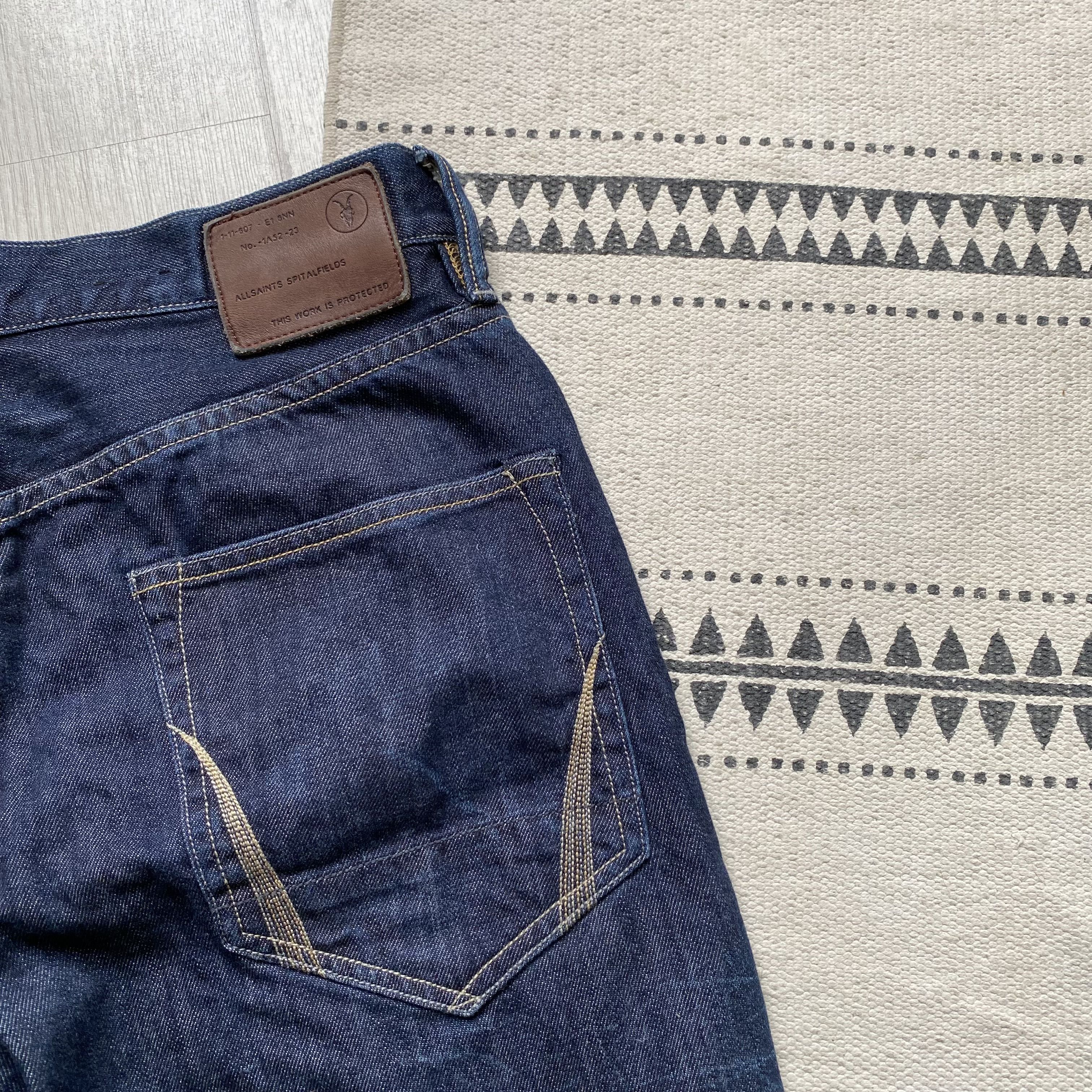Allsaints ALLSAINTS Denim shorts indigo jeans slim Size US 29 - 10 Thumbnail