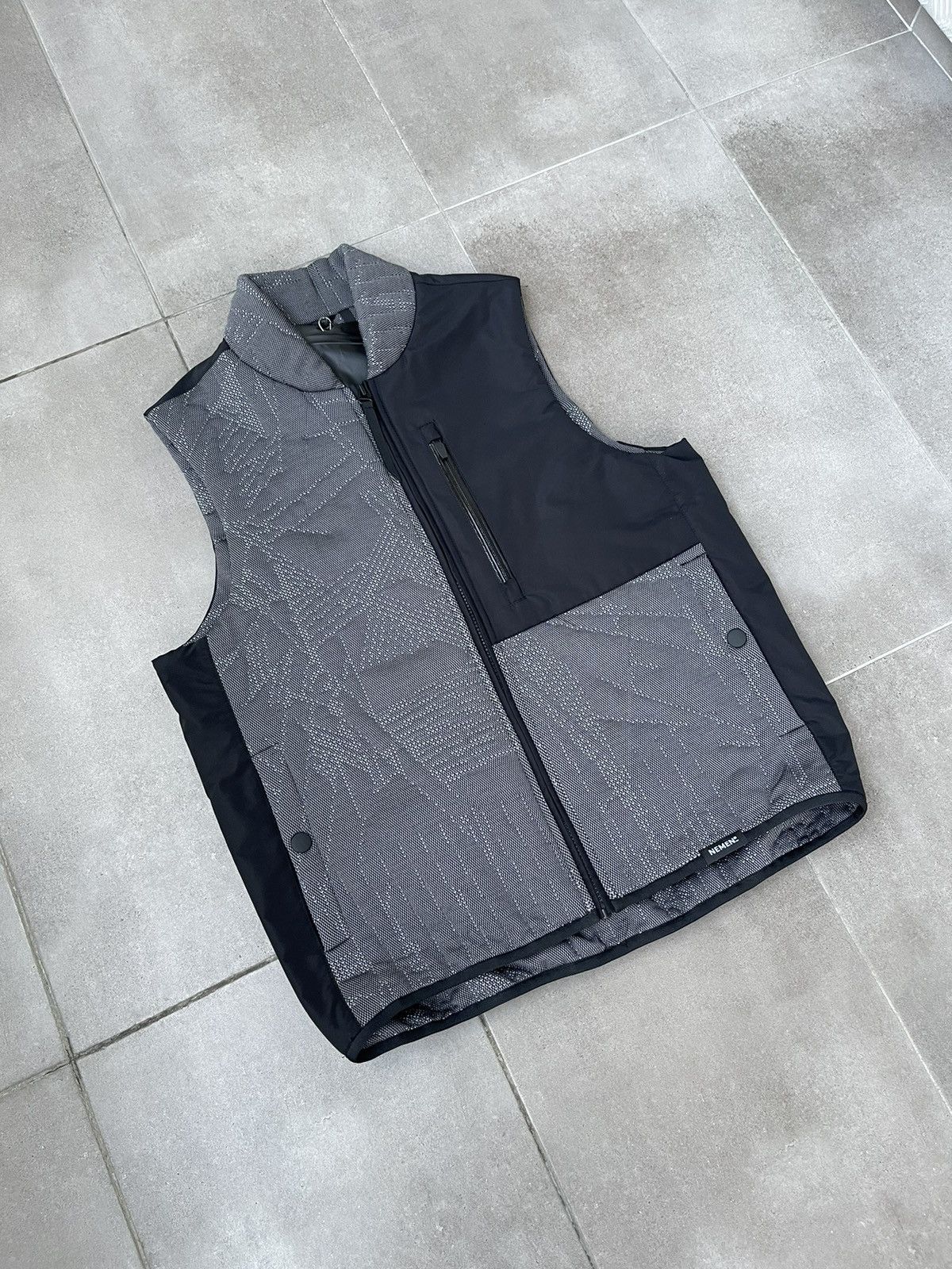 Nemen !DS! SS23 Nemen Chest Pocket 3D Knitted Black Vest Size US M / EU 48-50 / 2 - 10 Thumbnail