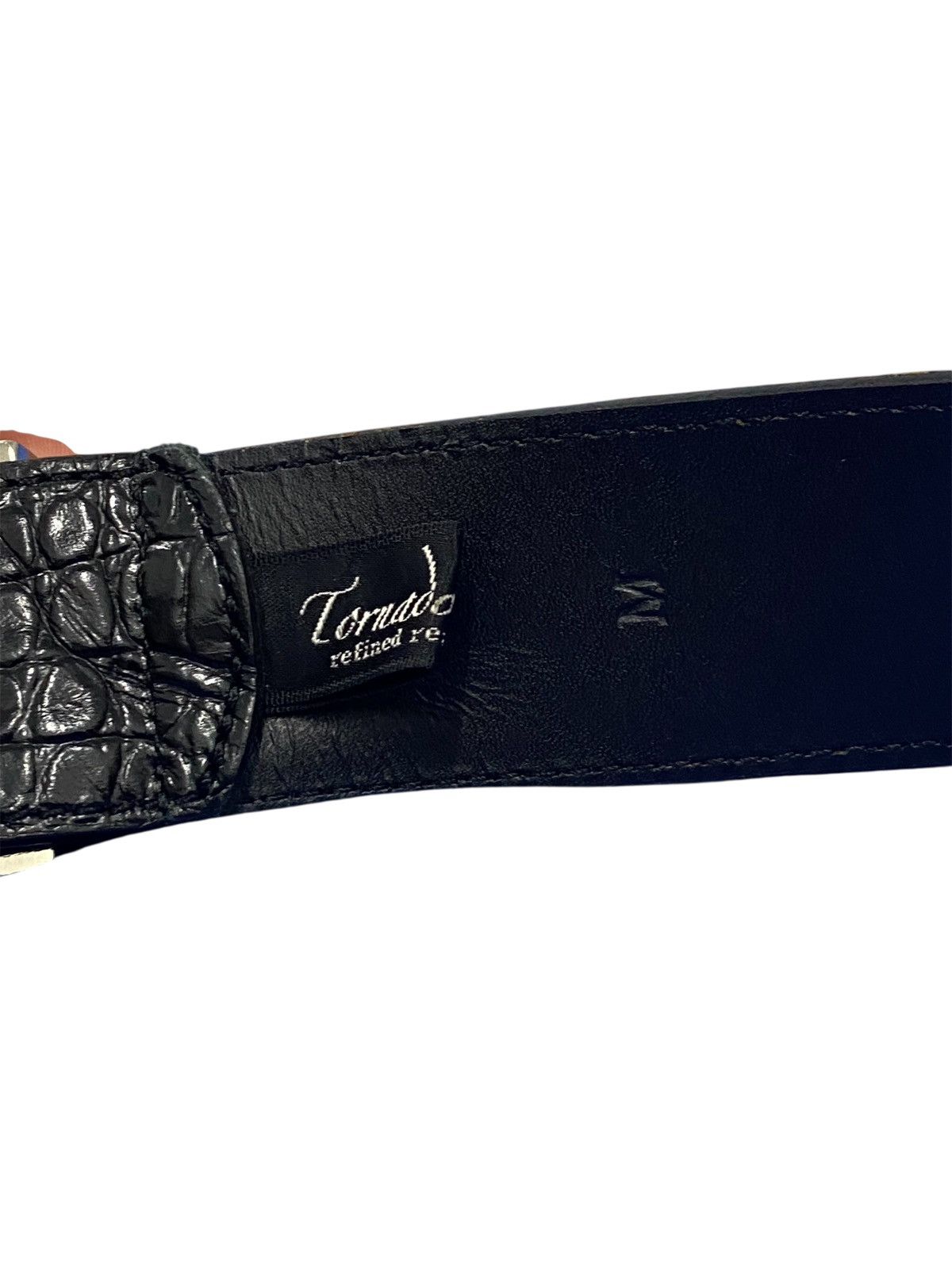 Tornado Mart Tordano Mart western style buckle with stud leather belt Size ONE SIZE - 8 Thumbnail