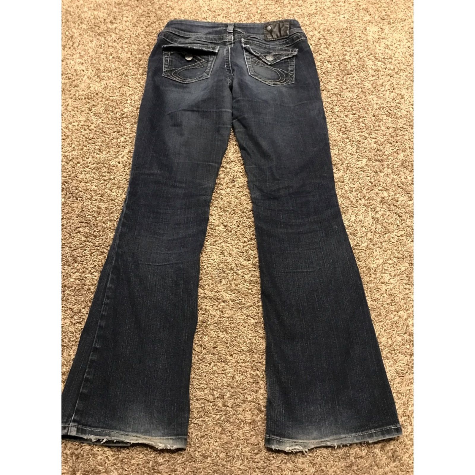 Vintage Silver Jeans Suki Surplus - Womens Size 29 Cotton Blend Bootcut Size 29" - 7 Thumbnail