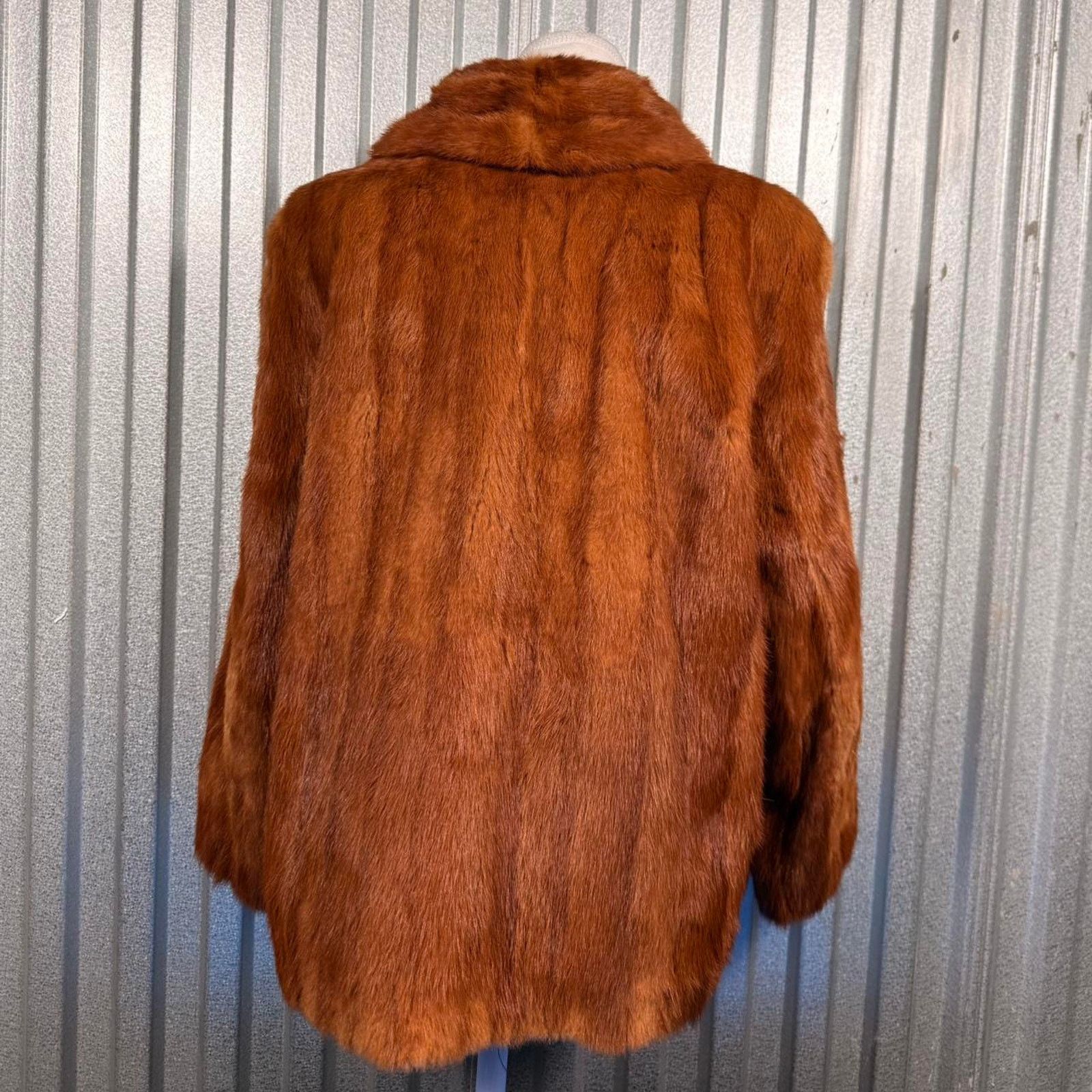 Other Brown vintage fur coat Size L / US 10 / IT 46 - 7 Thumbnail