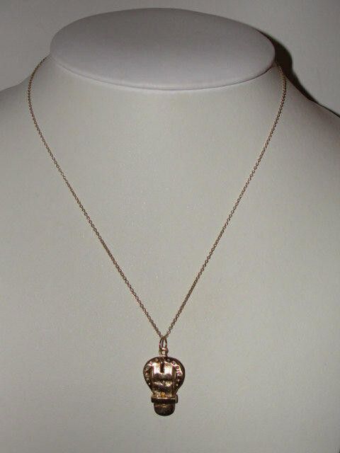 Designer 14kt Gold Vermeil Sterling Silver Pendant Necklace Unisex Size ONE SIZE - 4 Thumbnail
