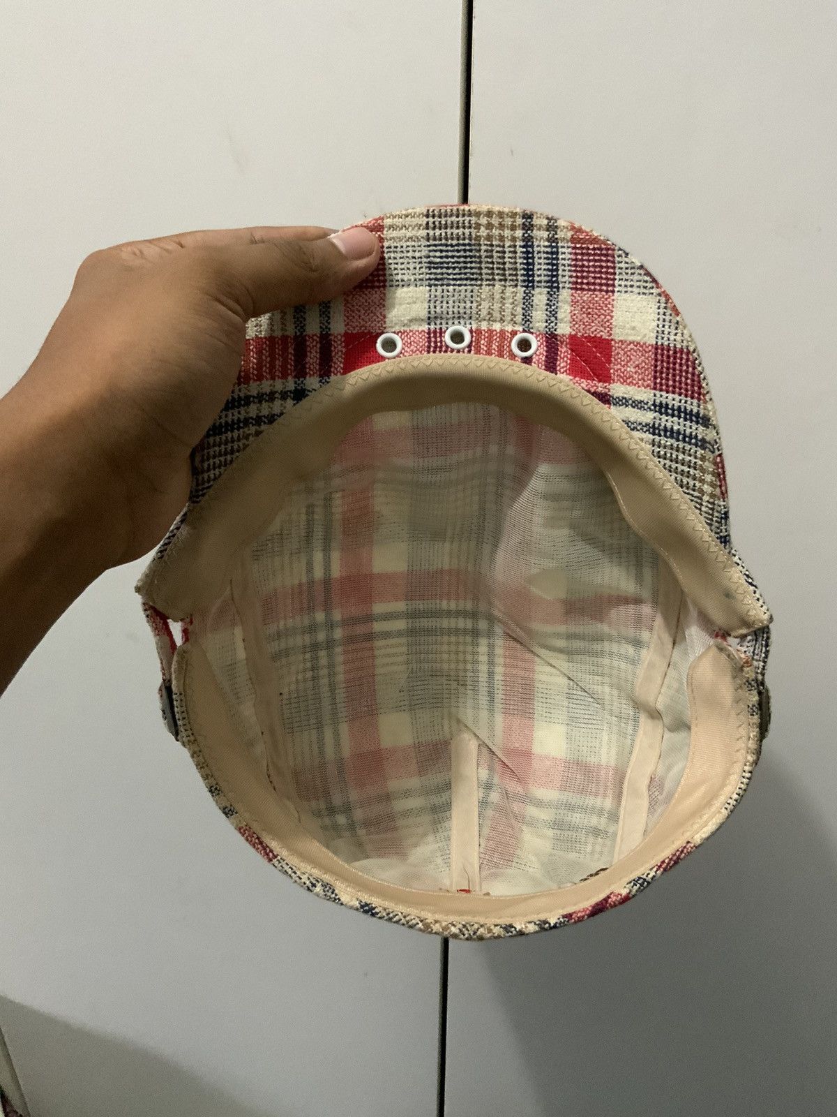 Vintage Vintage Patchwork Japan Flat Barreta Retro Hat Size ONE SIZE - 7 Thumbnail