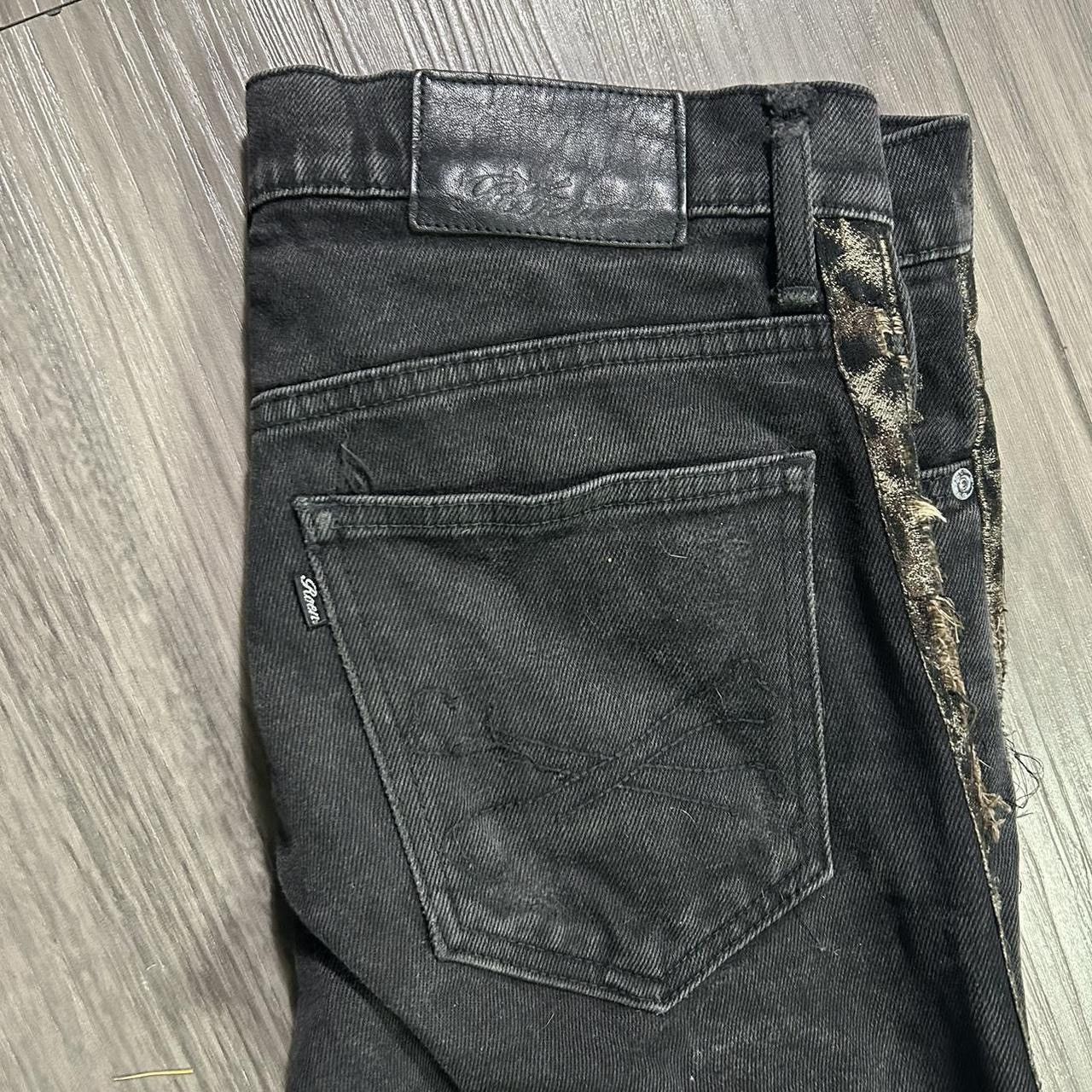 Designer × Japanese Brand × Roen Roen Rare Skull Leapord Skinny Japenese Designer Denim Size US 29 - 6 Thumbnail