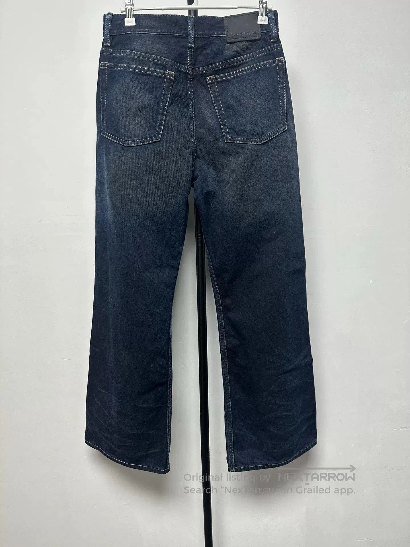 Acne Studios Acne Mid-Rise Whisker Loose Wide-Leg Jeans. Size 28" / US 6 / IT 42 - 2 Thumbnail