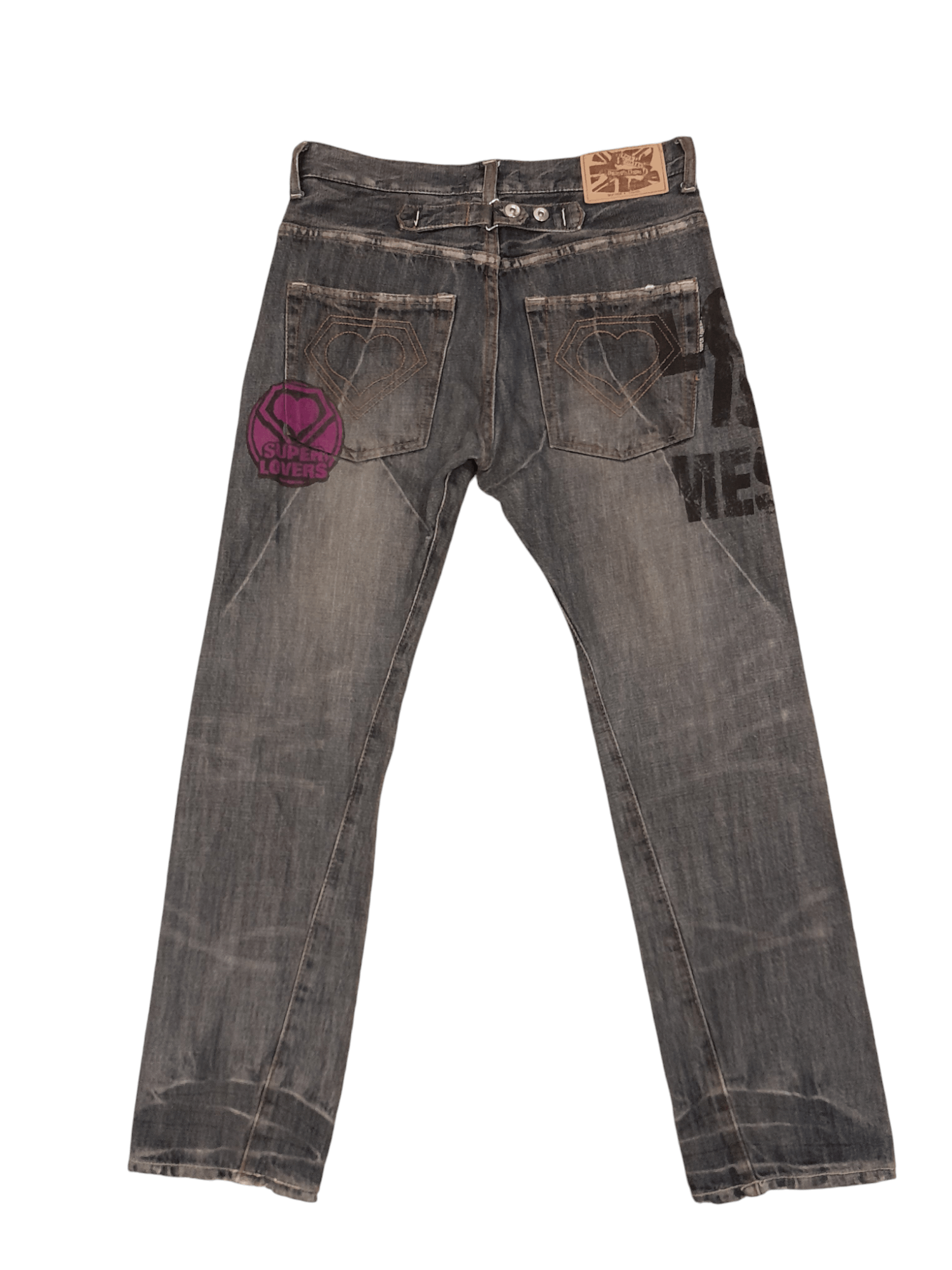 Takashi Murakami Super Lovers Rock by Takashi Murakami & Osumi Denim (F412) Size US 29 - 1 Thumbnail