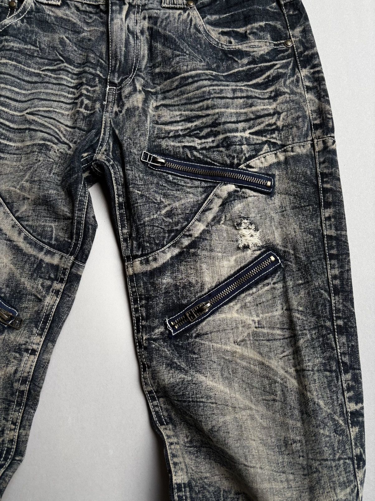 LOWBOX lace up flare jeans Size US 30 / EU 46 - 4 Thumbnail