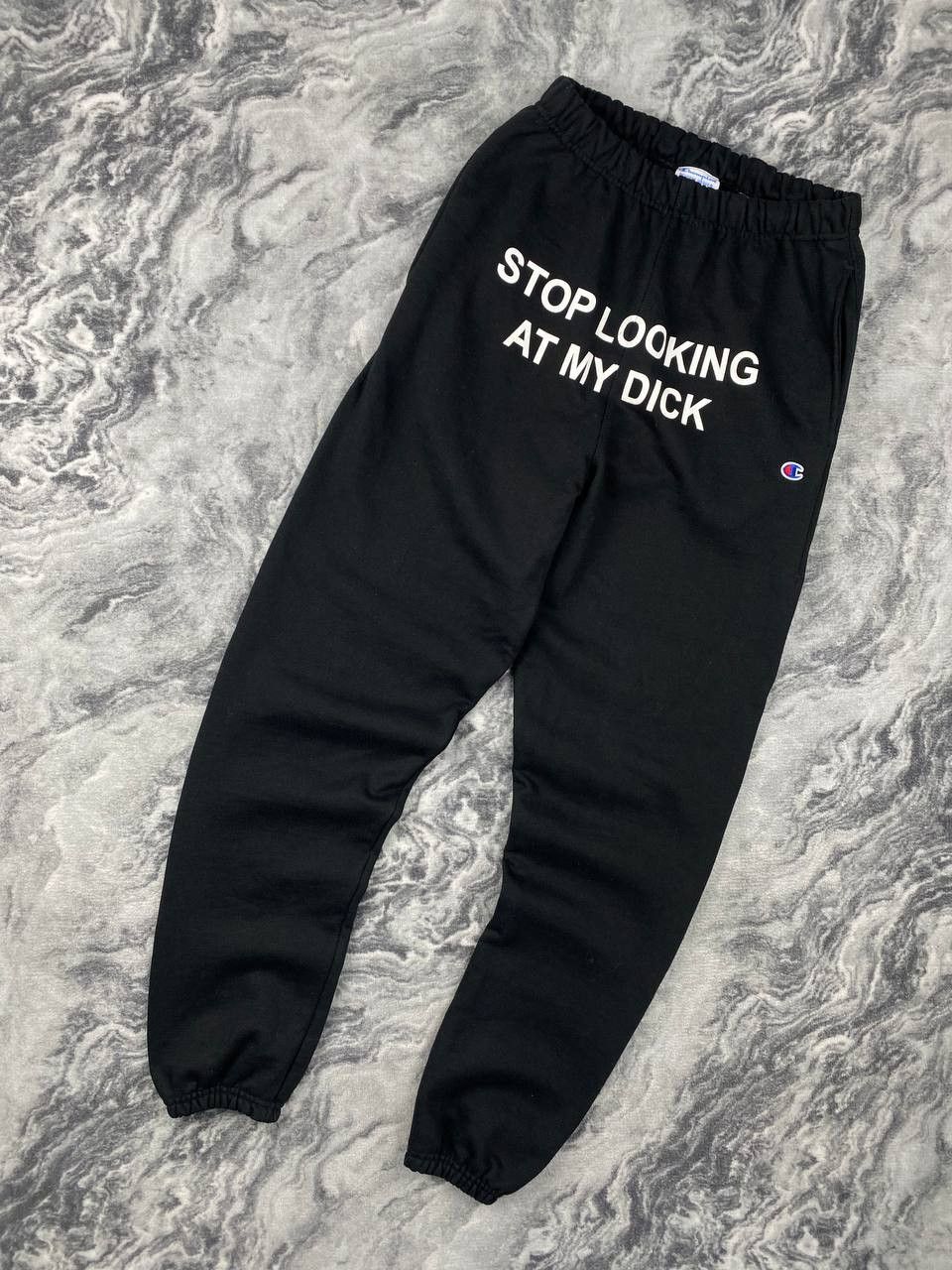 Champion Champion Stop Looking At My Dick Sweatpants Size US 30 / EU 46 - 1 Thumbnail