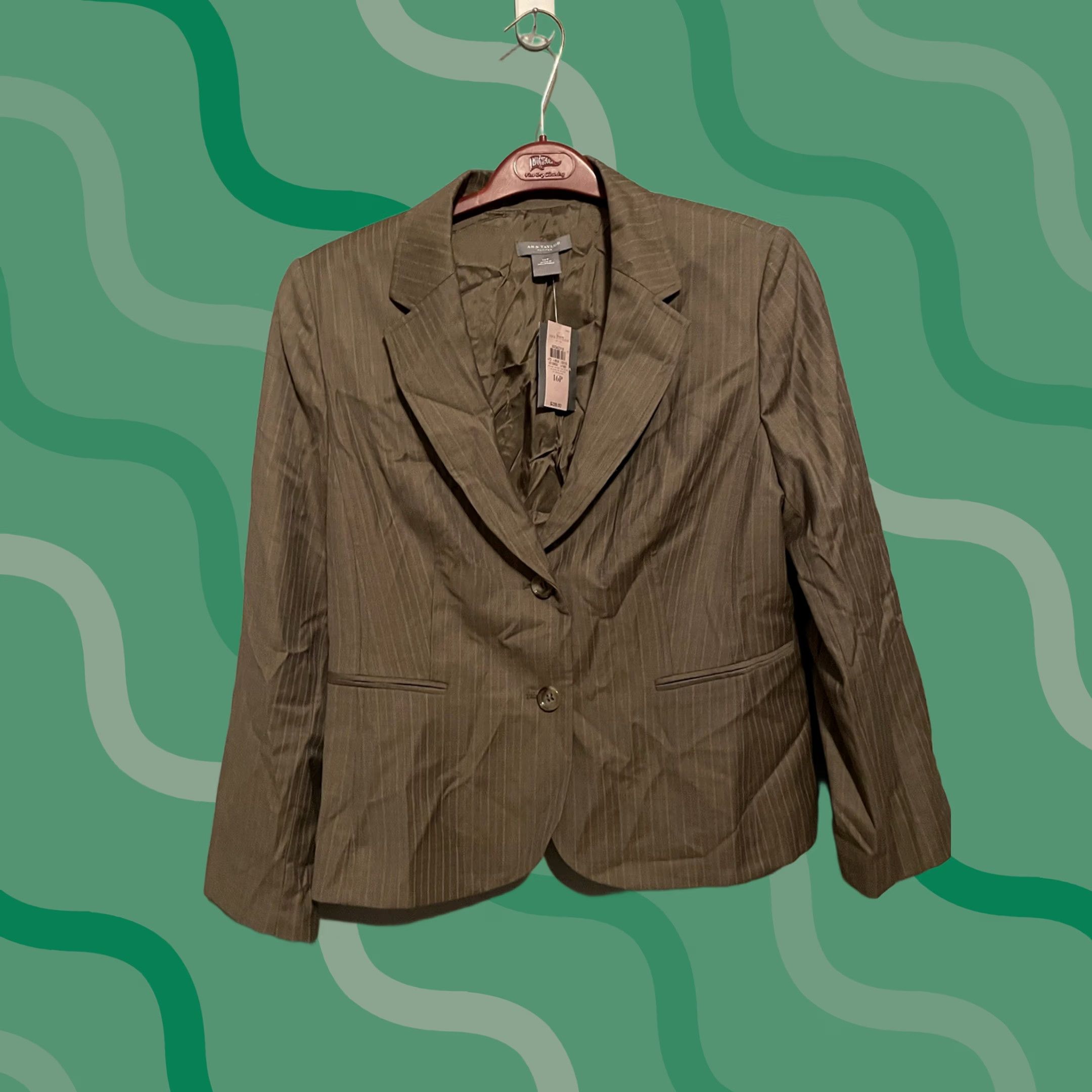 Ann Taylor VINTAGE Ann Taylor Blazer Shirt? Size XXL / US 16-18 / IT 52-54 - 1 Thumbnail