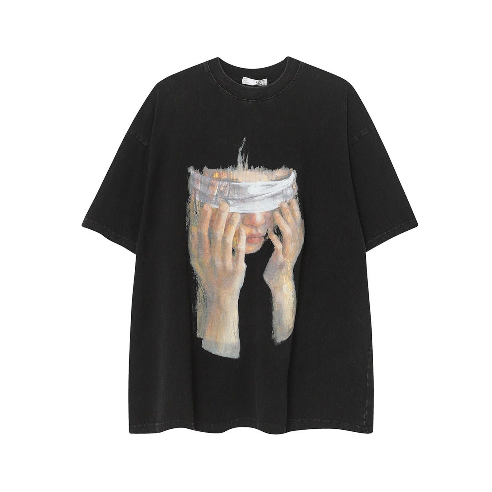 Other FACE Graphic Oversized T-Shirt, Streetwear Tee Size US M / EU 48-50 / 2 - 1 Thumbnail