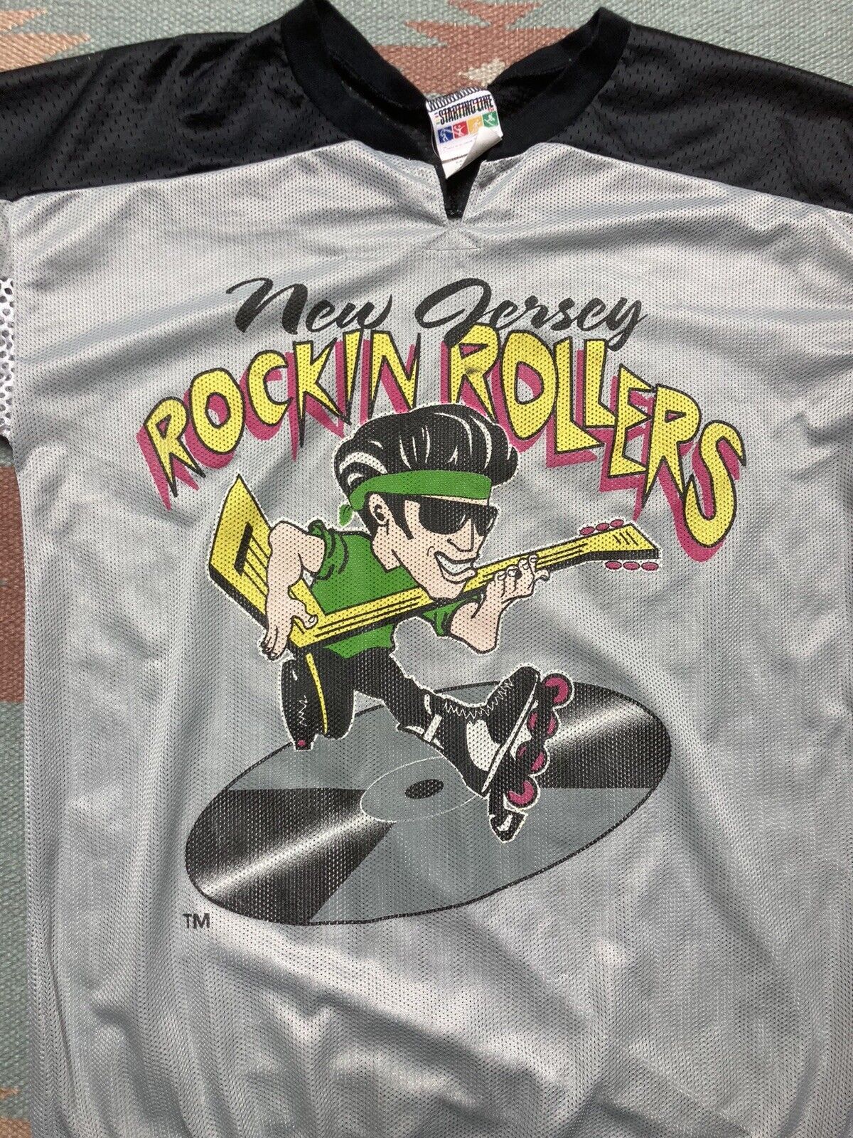 Vintage VTG New Jersey rockin rollers jersey roller hockey small Size US S / EU 44-46 / 1 - 2 Thumbnail
