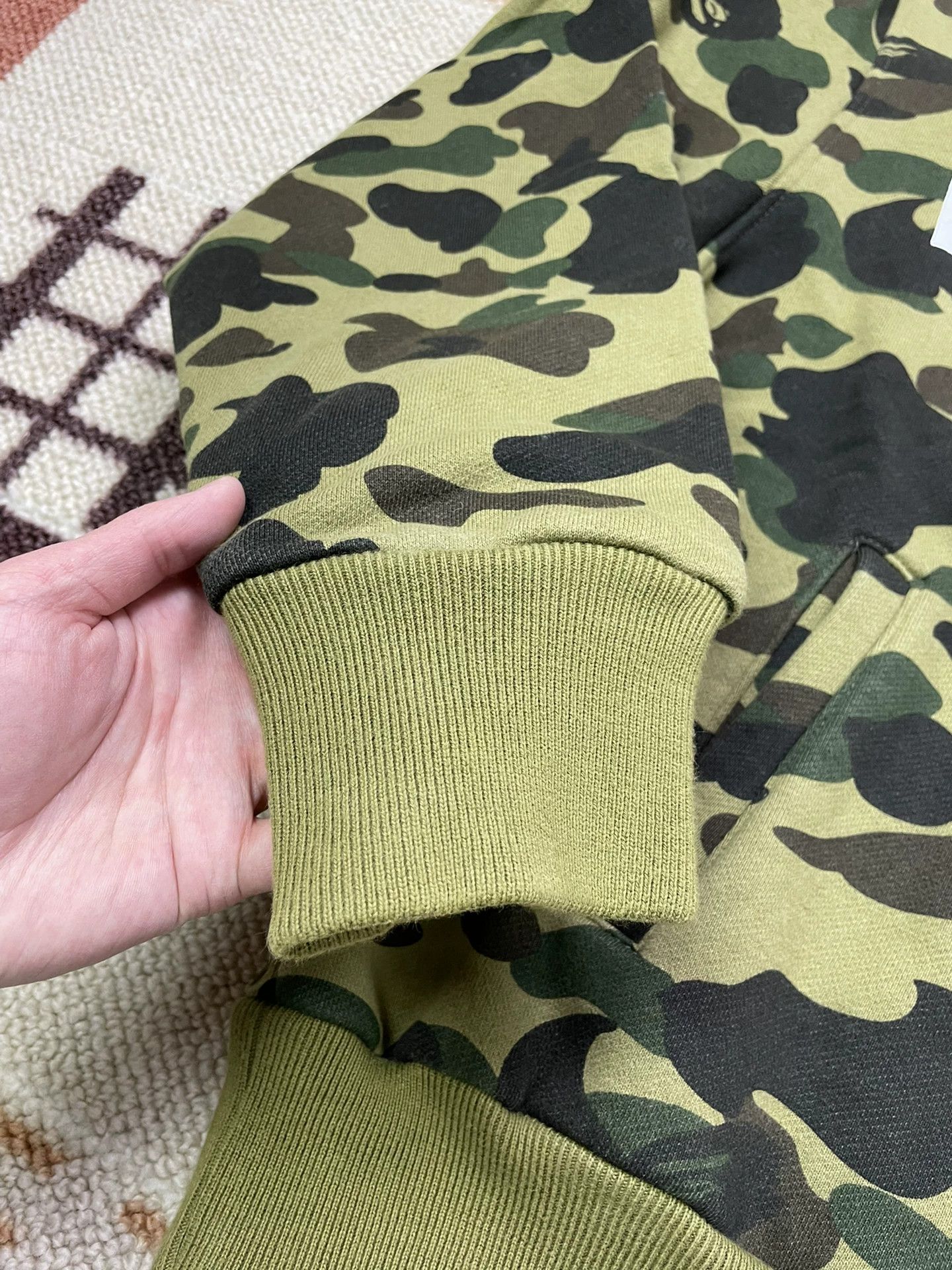 Bape BAPE OG 1ST Green Camo Baseball Jacket M Near New Size US M / EU 48-50 / 2 - 3 Thumbnail