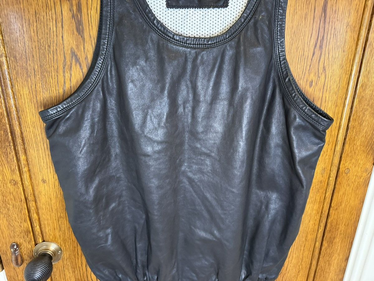 Dsquared2 SS09 Dsquared archive black leather tank vest shirt logo Size US M / EU 48-50 / 2 - 12 Thumbnail