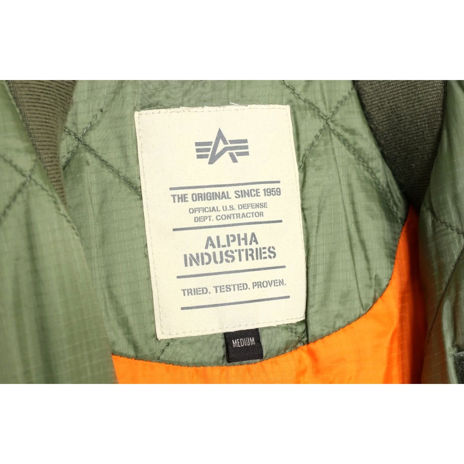 Alpha Industries ALPHA INDUSTRIES Bomber Jacket Men Size M Quilted Padded Pac MJ2621 Size US M / EU 48-50 / 2 - 6 Thumbnail