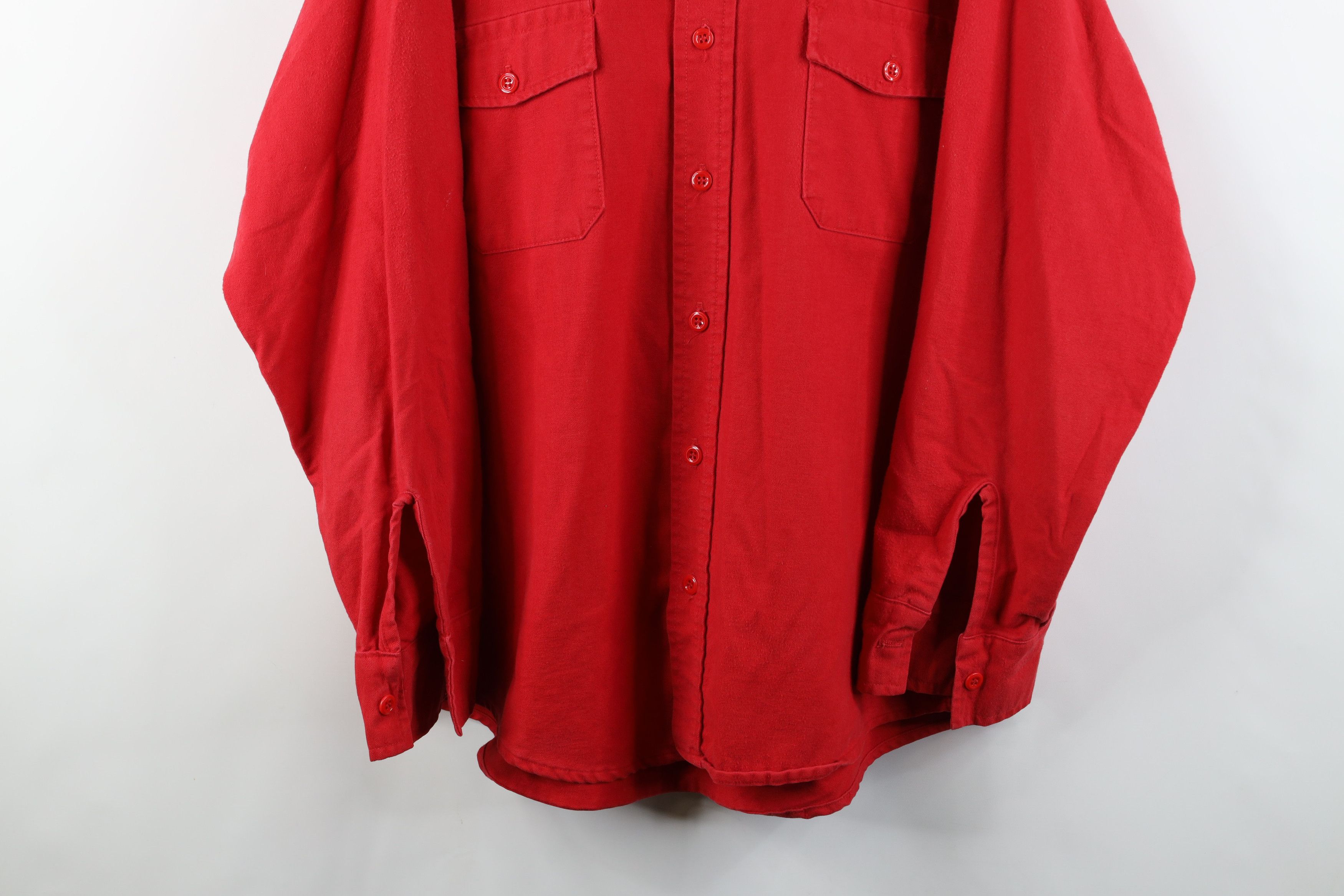 Vintage Vintage 70s Streetwear Cloth Collared Button Shirt USA Size US XL / EU 56 / 4 - 3 Thumbnail