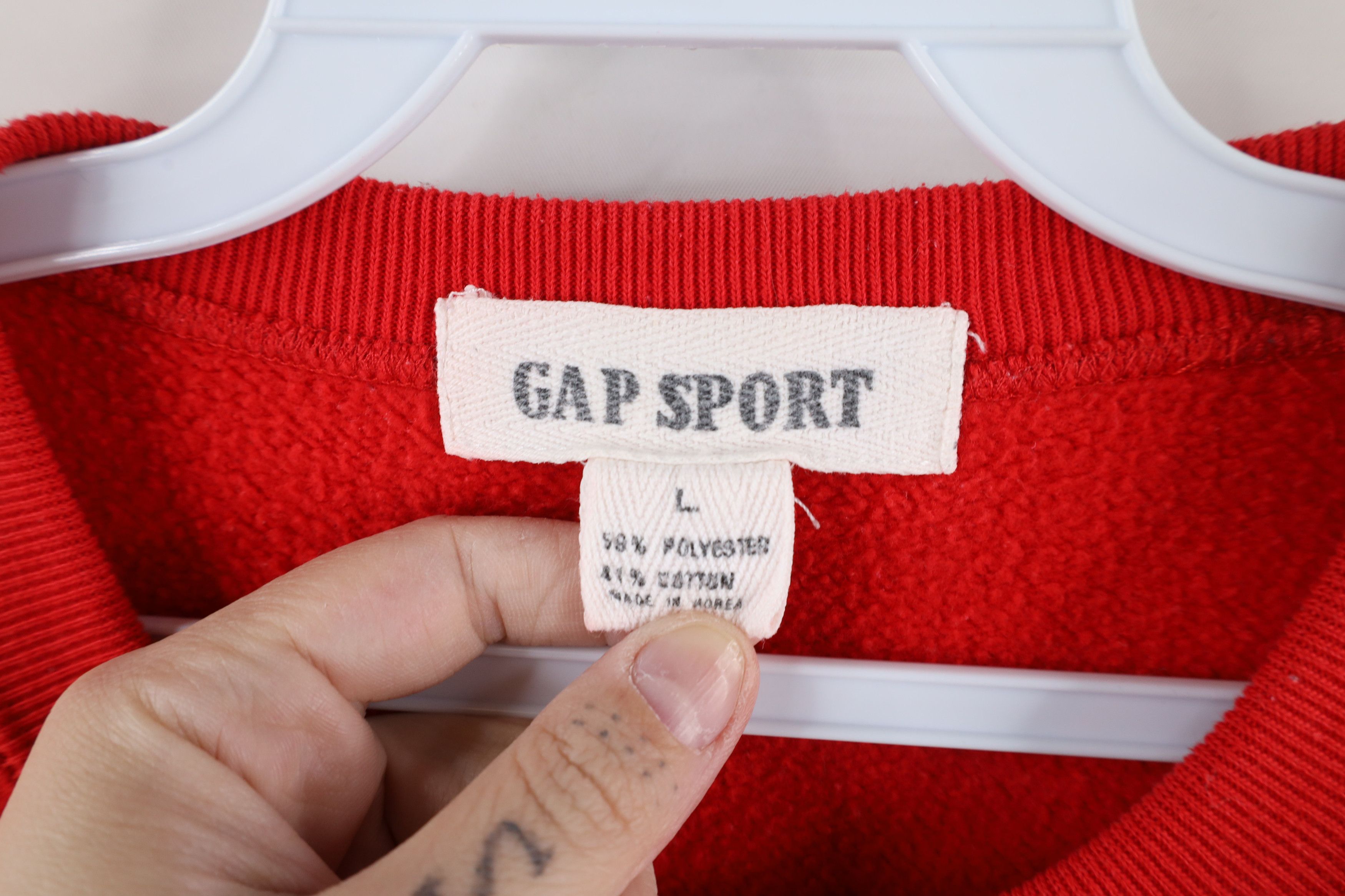 Gap × Vintage Vintage 80s Gap Sport Sailboat Sailing Crewneck Sweatshirt Size L / US 10 / IT 46 - 5 Thumbnail