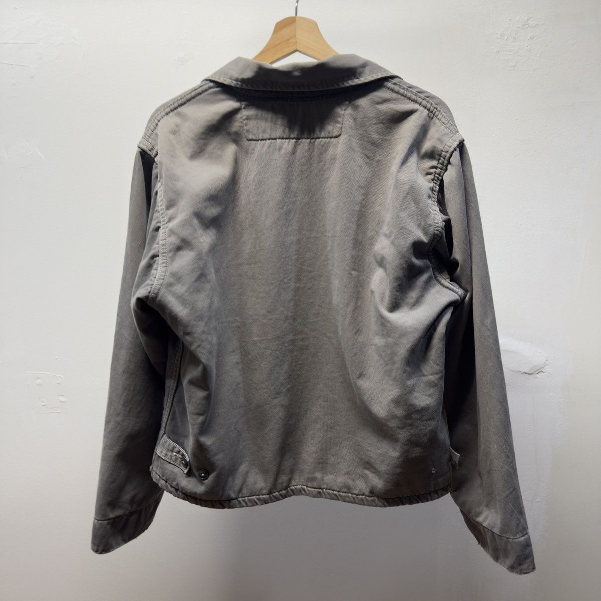 Vintage 50s 60s Thrashed Faded Distressed Work Jacket ERD Grunge Size US L / EU 52-54 / 3 - 9 Thumbnail