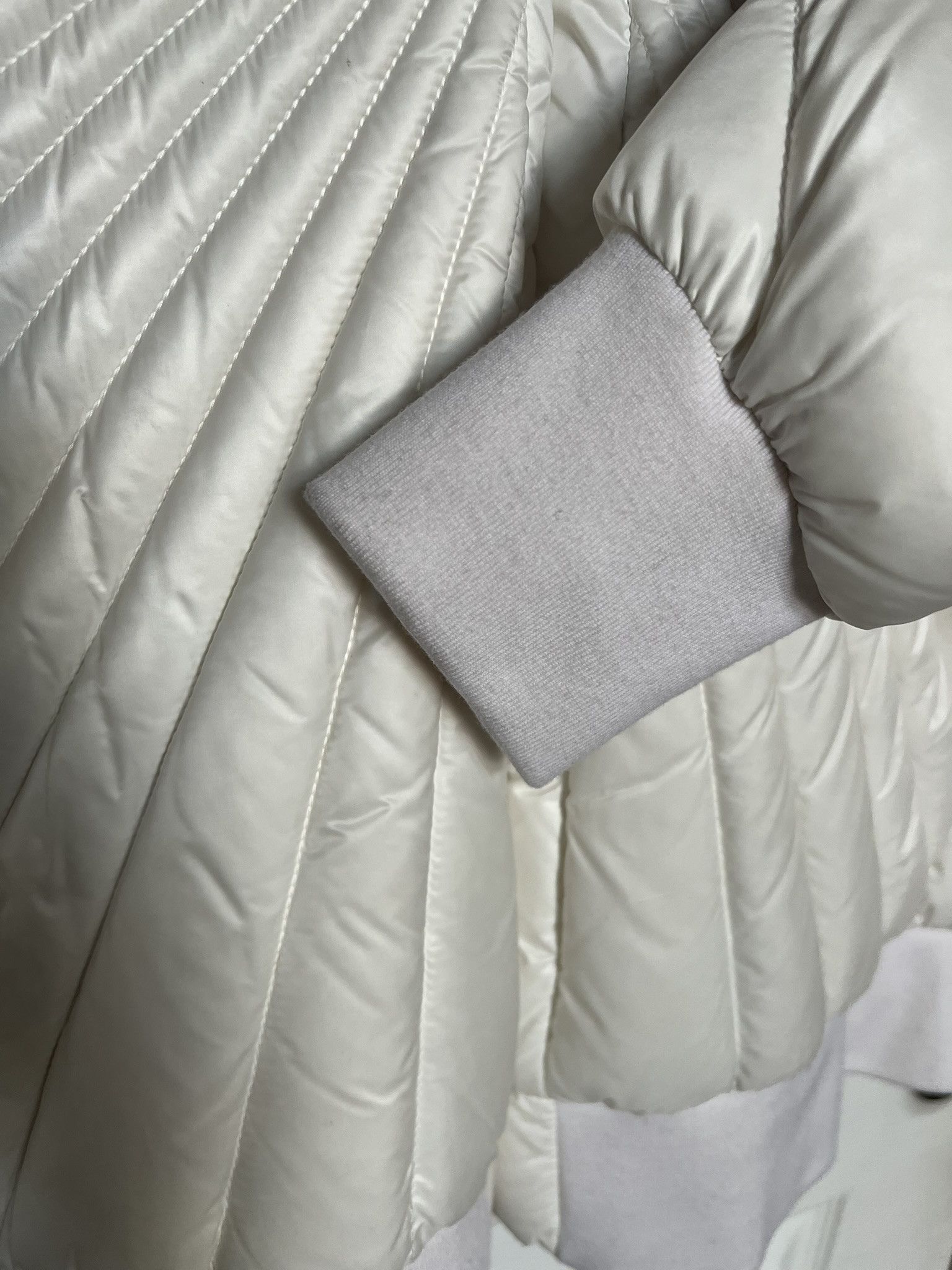 Moncler × Rick Owens Rick Owens x Moncler White Radiance Peter Bomber Jacket sz 0 Size US XS / EU 42 / 0 - 6 Thumbnail