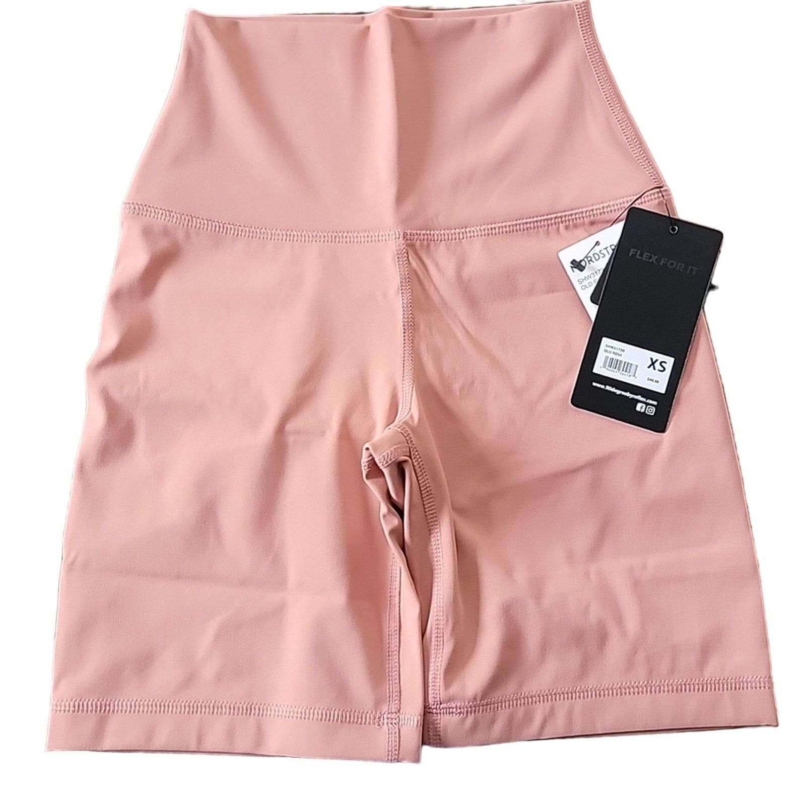 Other Pink High Waisted Bike Short Size XS Size 26" / US 2 / IT 38 - 2 Thumbnail