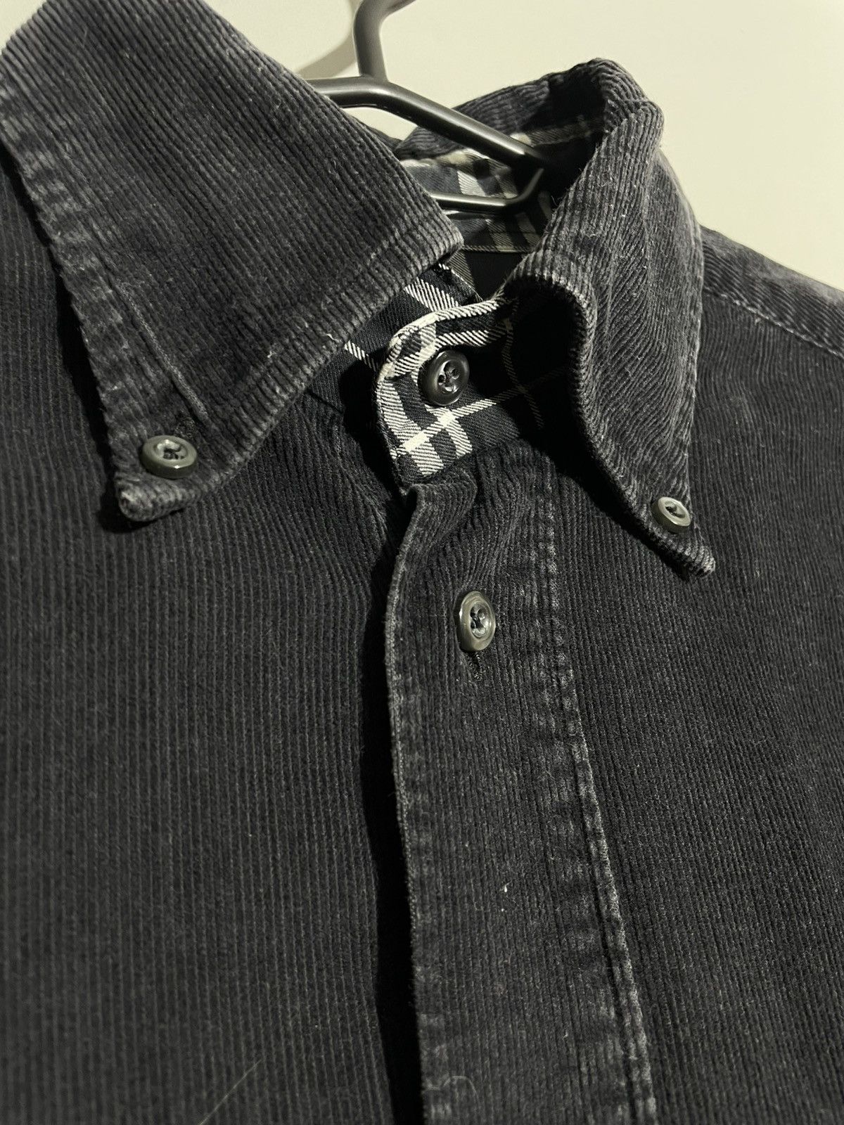 Burberry Vintage Burberry London Velvet Shirt size 39 Size 38L - 8 Thumbnail