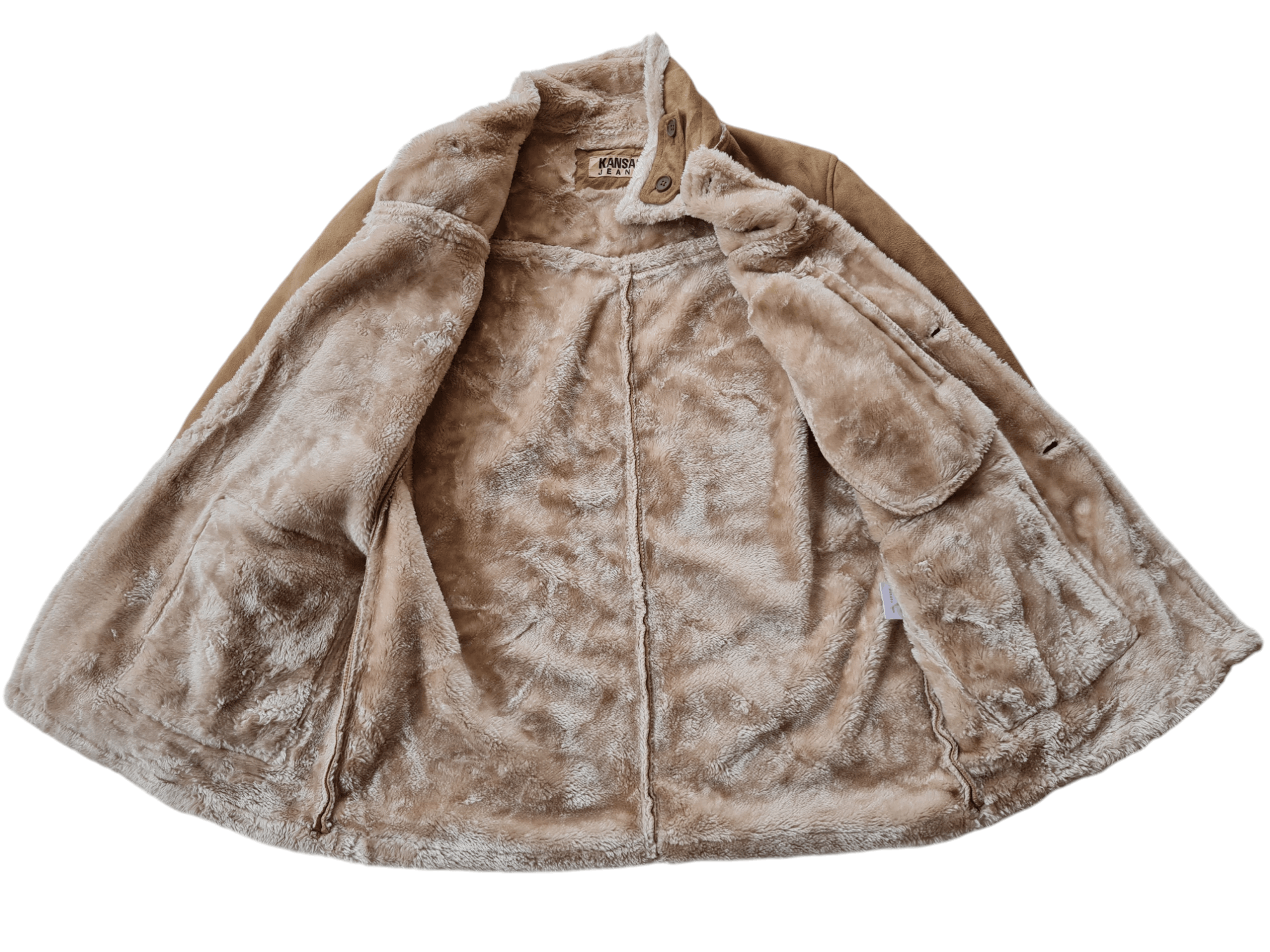 Japanese Brand × Kansai Yamamoto Vtg Sherling Winter Jacket Kansai Yamamoto Size US L / EU 52-54 / 3 - 5 Thumbnail