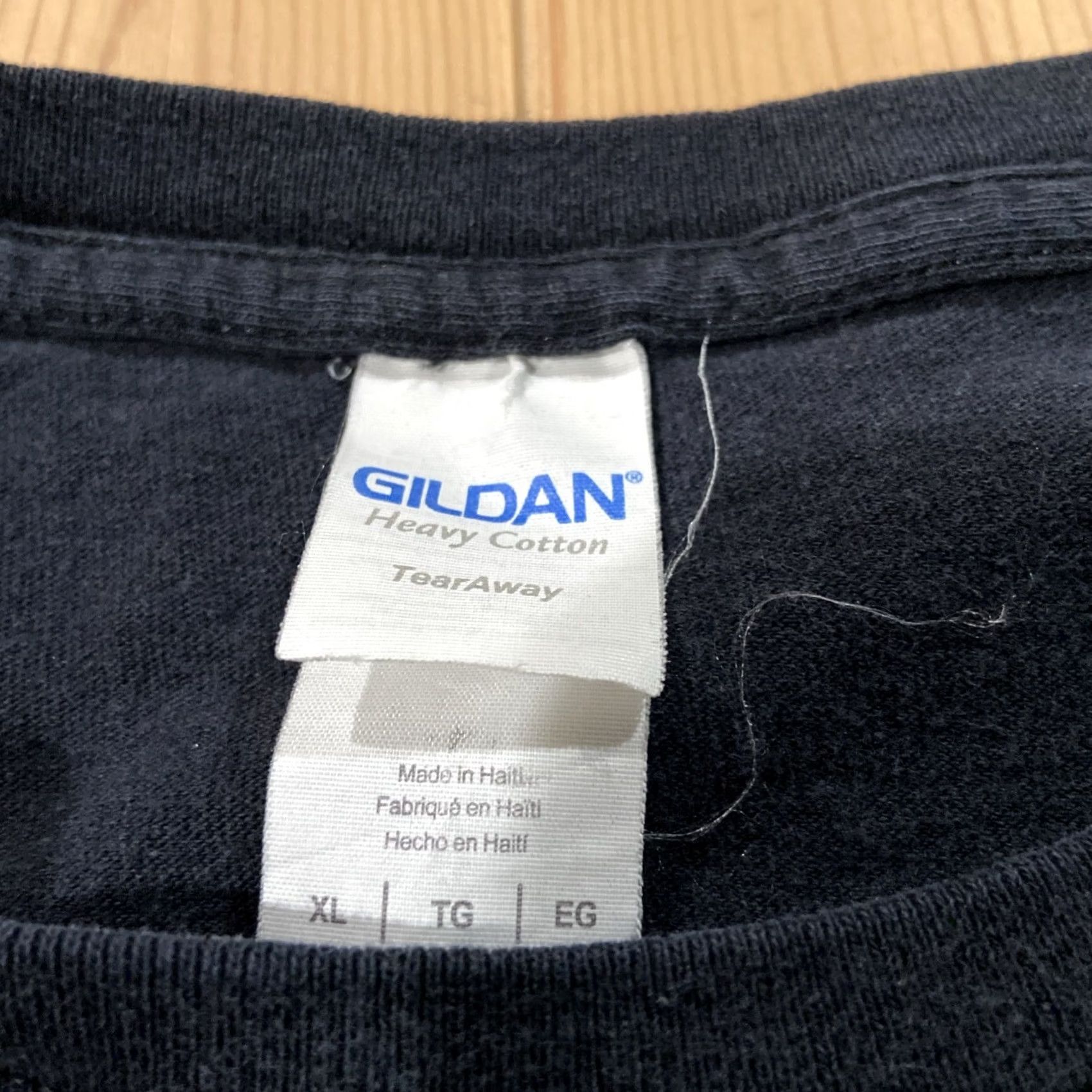 Gildan Mens XL Gildan T-Shirt Double-Sided Military Fighter Jet Crew Neck Short Sleeve Black Cotton Army Theme Shirts Size US XL / EU 56 / 4 - 3 Thumbnail