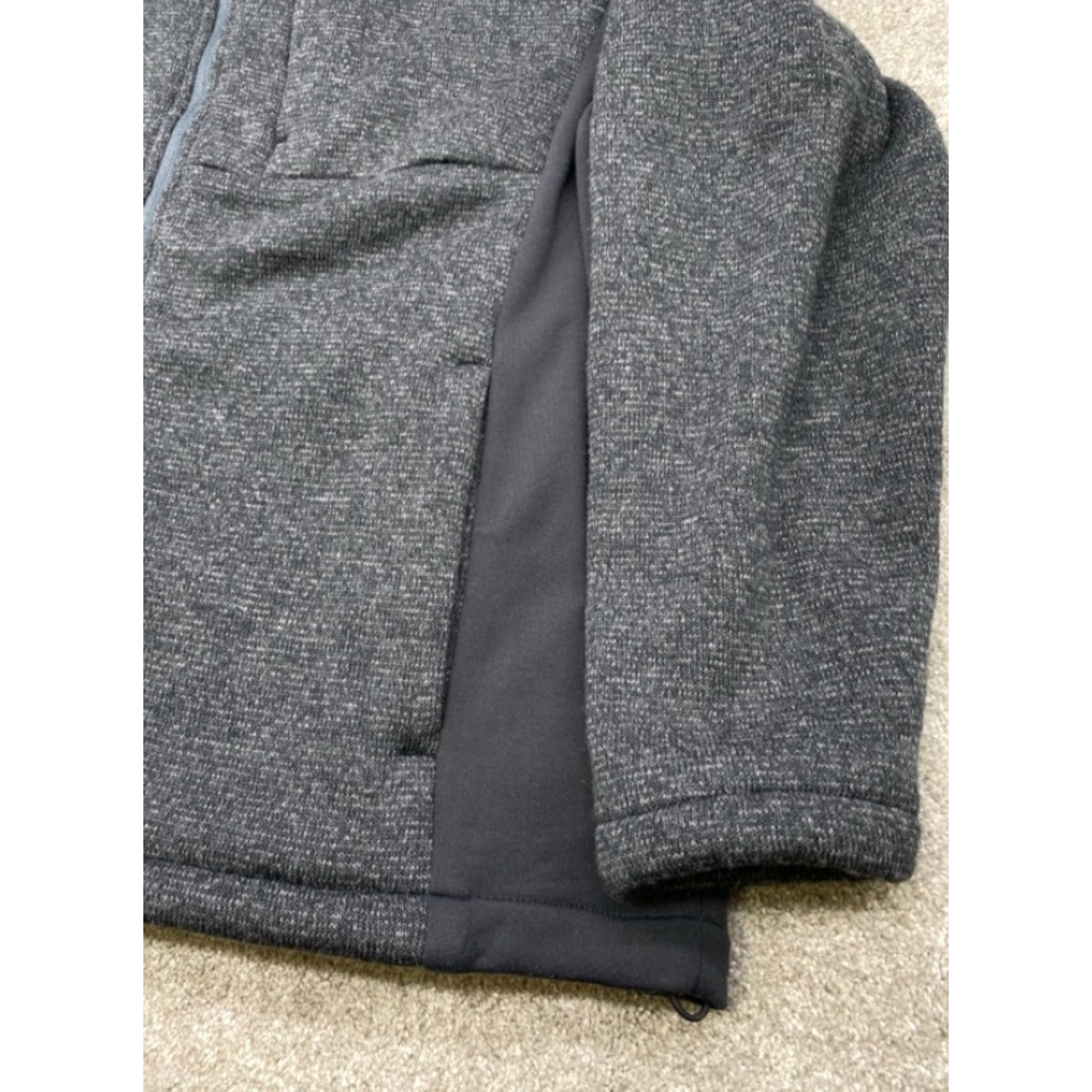 Free Country Free Country Jacket Men's Gray Fleece Hooded Long Sleeve Full-Zip XL - Regular Fit, Pockets, Mid-Length Hoodie, Fall Spring Winter Size US XL / EU 56 / 4 - 3 Thumbnail