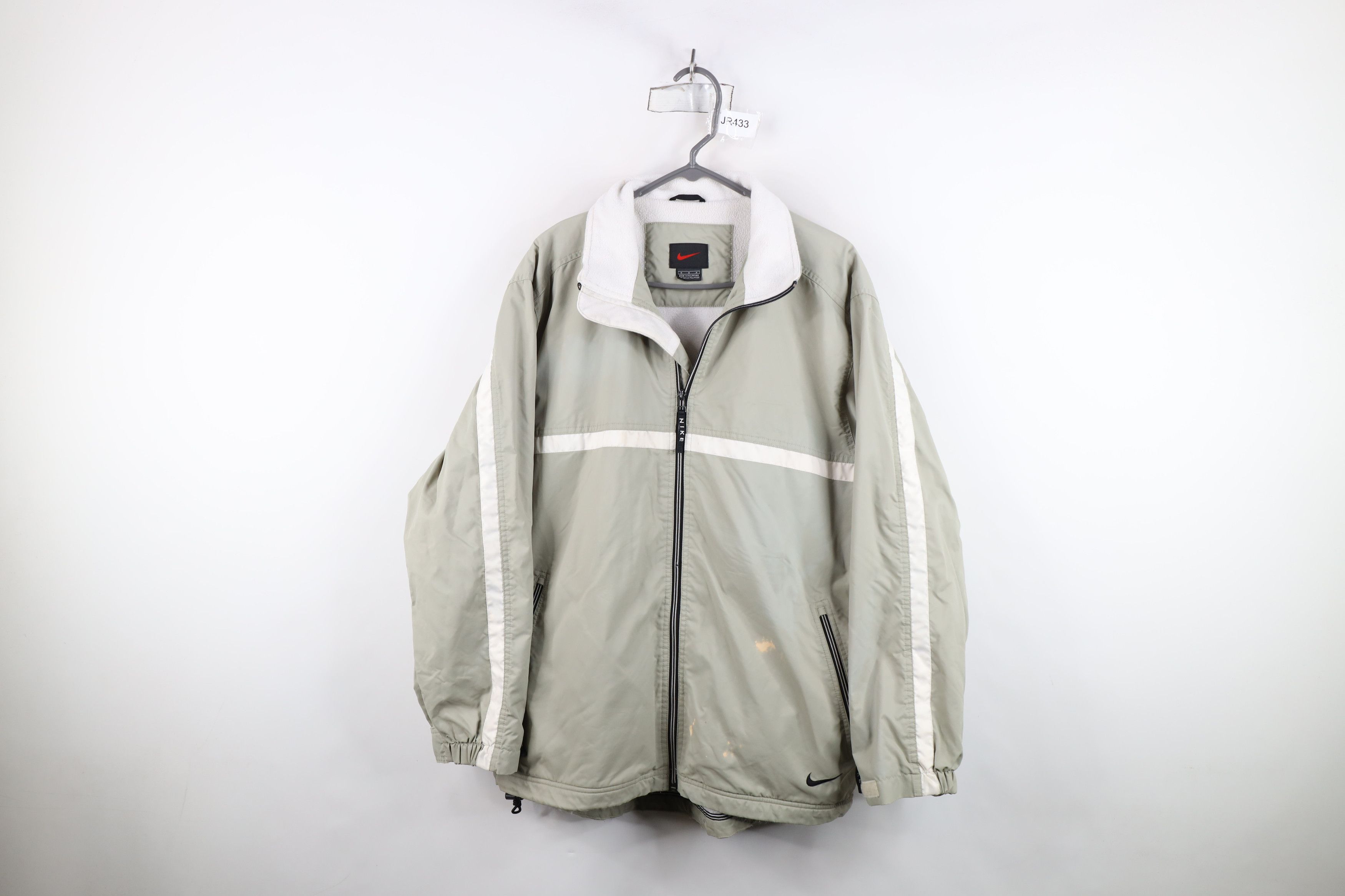 Nike Vintage 90s Y2K Nike Scott Mini Swoosh Fleece Lined Jacket Size US M / EU 48-50 / 2 - 1 Thumbnail
