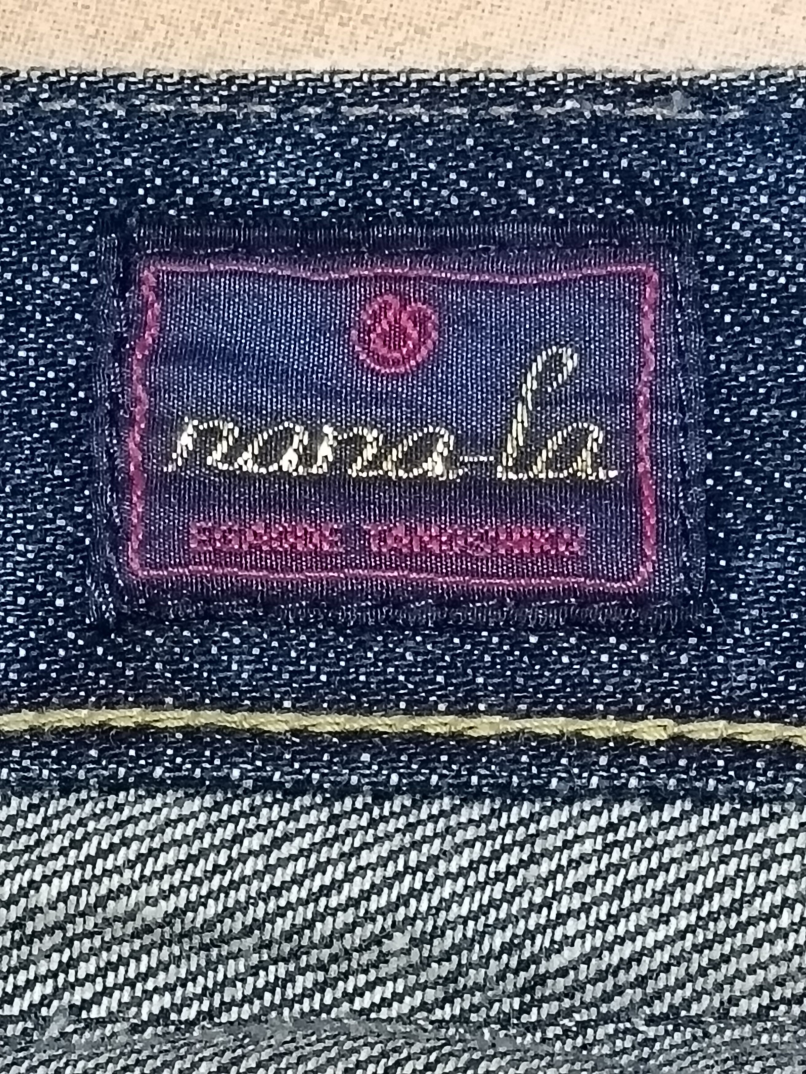 Japanese Brand × Vintage NANA-LA SELVEDGE BUTTON-FLY SEASONED FLARED JEANS Size 31" - 3 Thumbnail