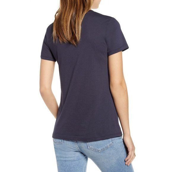 1901 1901 Navy Its Your Day To Shine Graphic Tee Metallic Letteri Size XS / US 0-2 / IT 36-38 - 3 Thumbnail