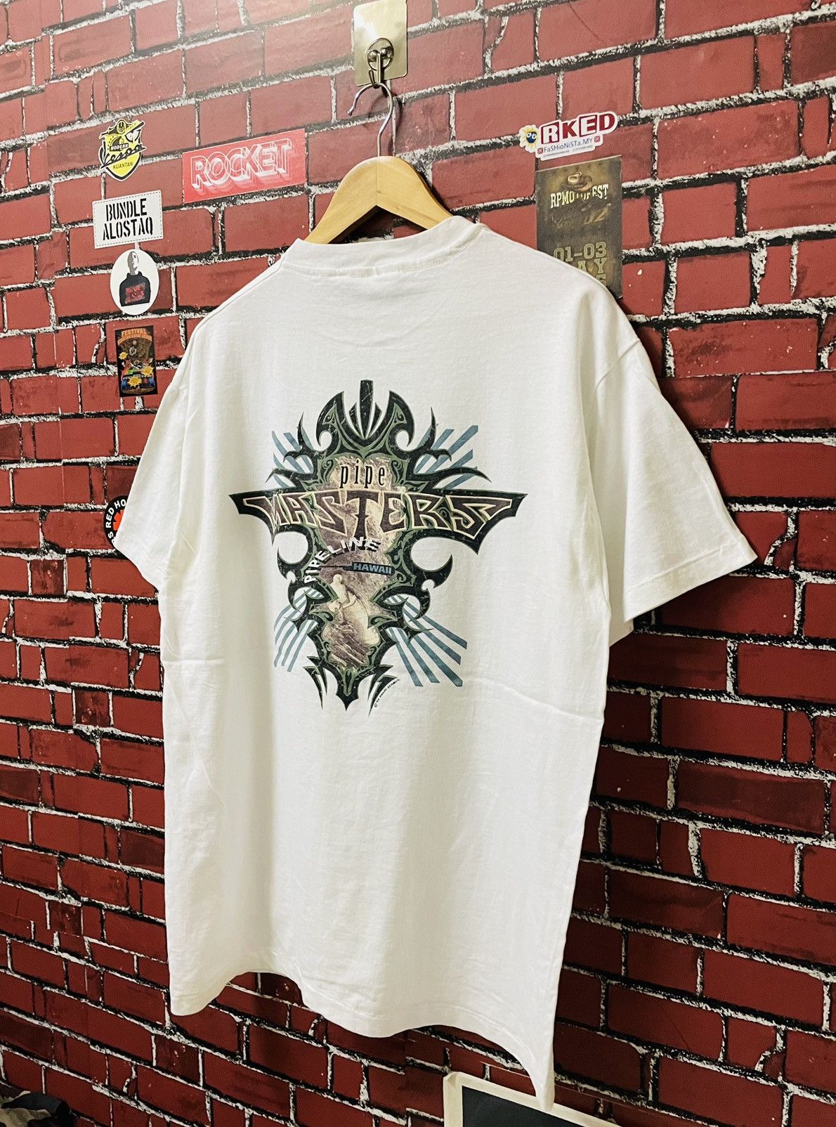 Billabong VINTAGE HAWAII PIPE MASTERS ( BILABONG) 90s Size US L / EU 52-54 / 3 - 7 Thumbnail