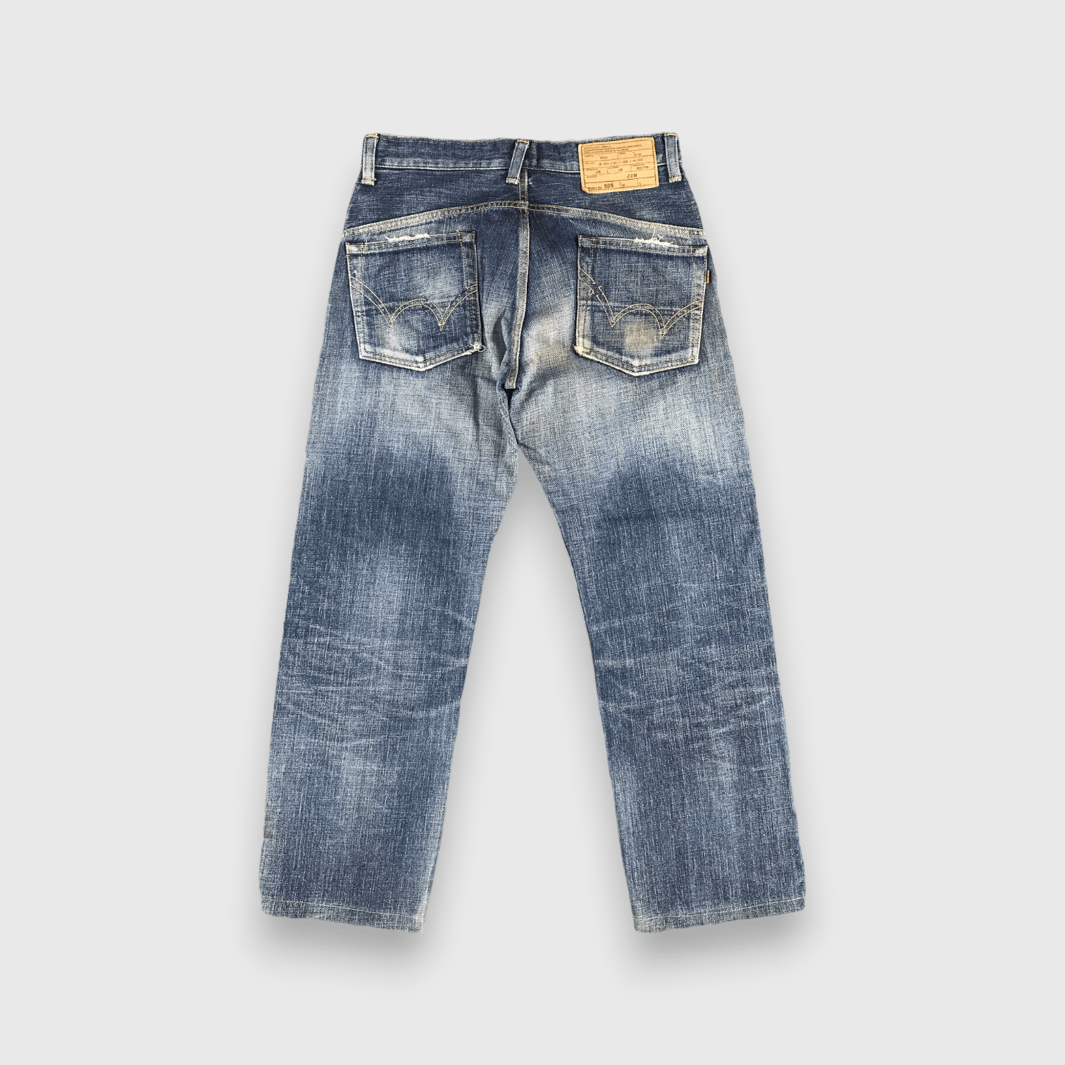 Edwin Vintage Faded Black Edwin Jeans-J2341A Size US 33 - 2 Thumbnail