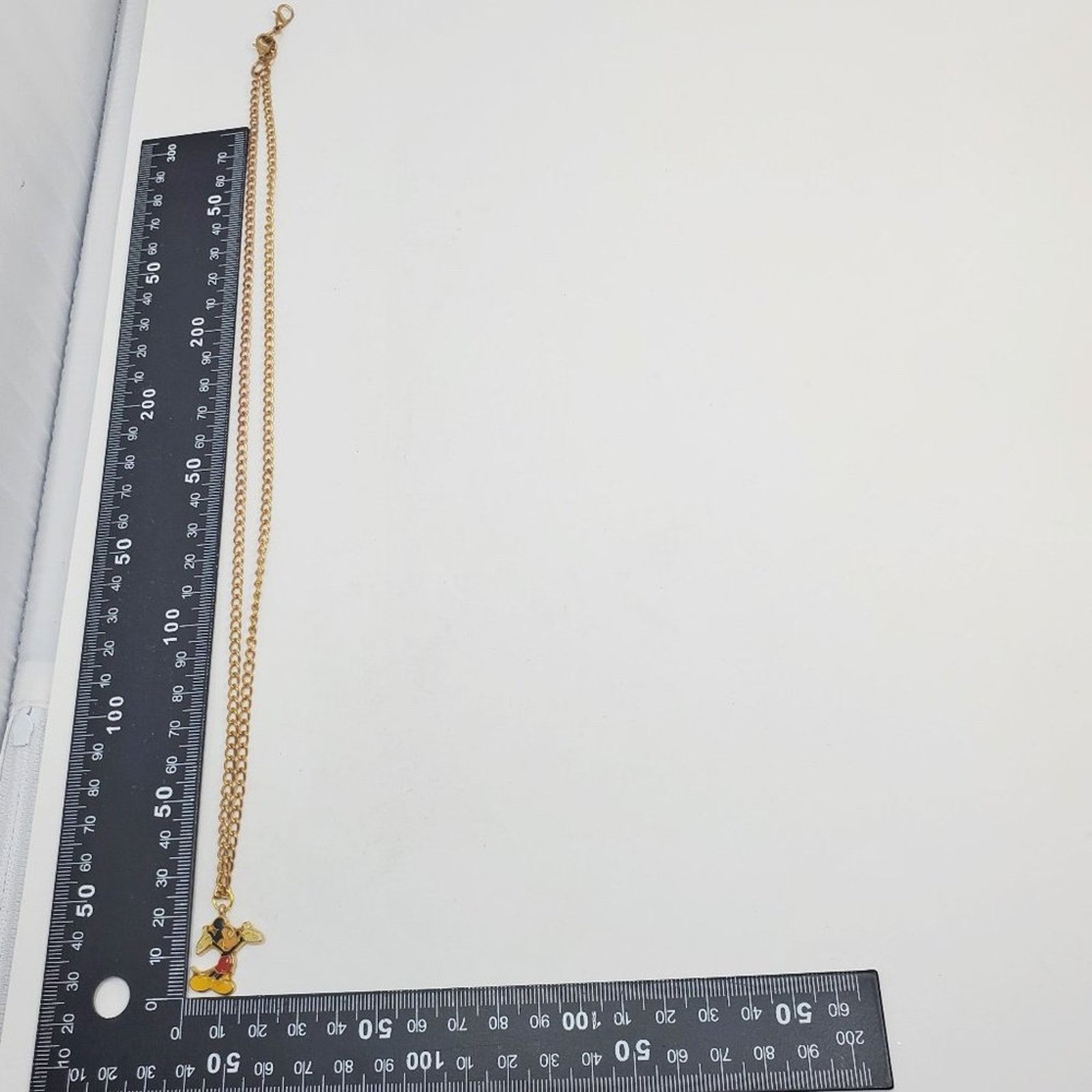 Disney Vintage Disney Mickey Mouse Arms Up Enamel Necklace Size ONE SIZE - 6 Thumbnail