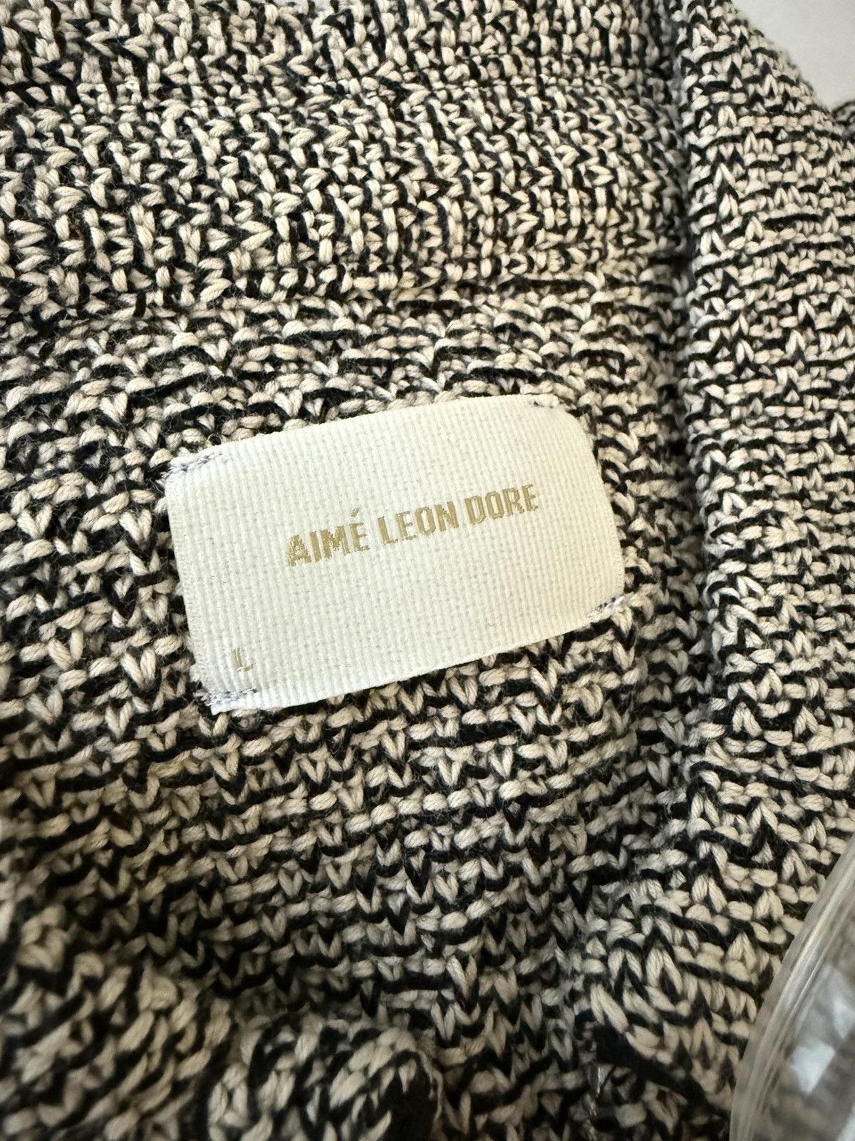 Aime Leon Dore Aime Leon Dore Long Sleeve Zip Up Black and White Size US L / EU 52-54 / 3 - 5 Thumbnail