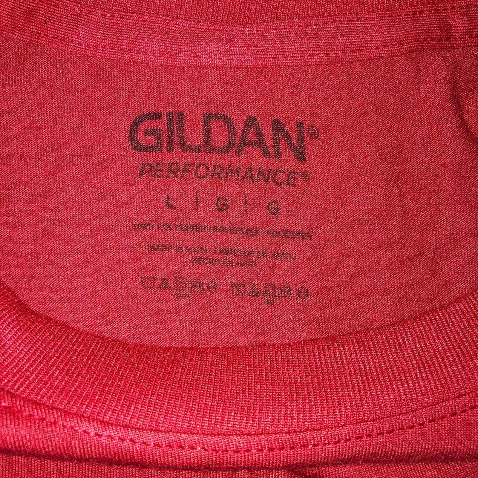 Gildan Men’s Red ‘Sluggers’ Graphic Number Tee Size US L / EU 52-54 / 3 - 4 Thumbnail
