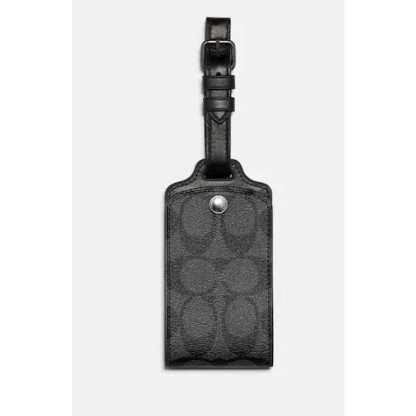 Coach Coach Luggage Tag In Signature Canvas black signature New Size ONE SIZE - 1 Thumbnail