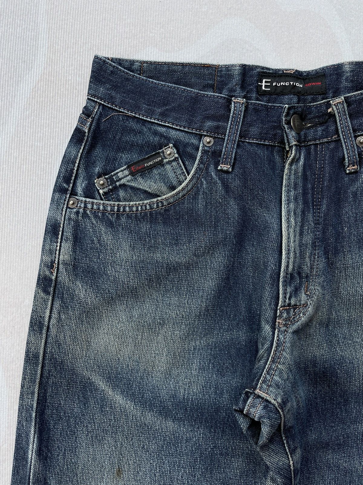 Edwin × Japanese Brand × Vintage Vintage Edwin E-Funtion Jeans (LG129) Size US 28 / EU 44 - 5 Thumbnail