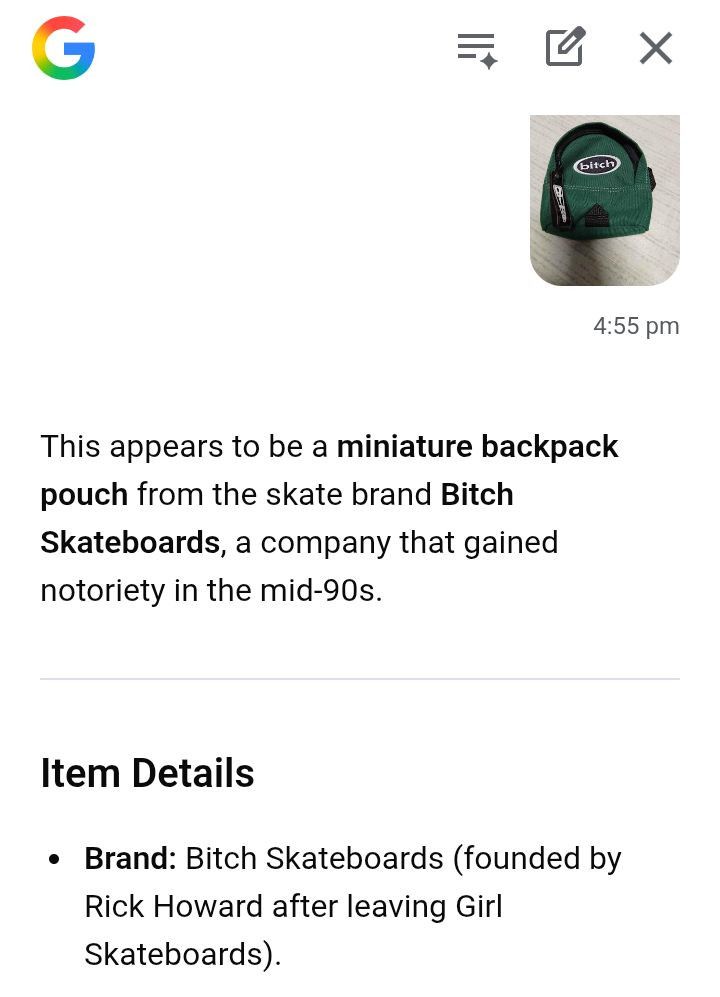 Vintage Vintage rare bitch skateboard mini backpack green Size ONE SIZE - 6 Thumbnail