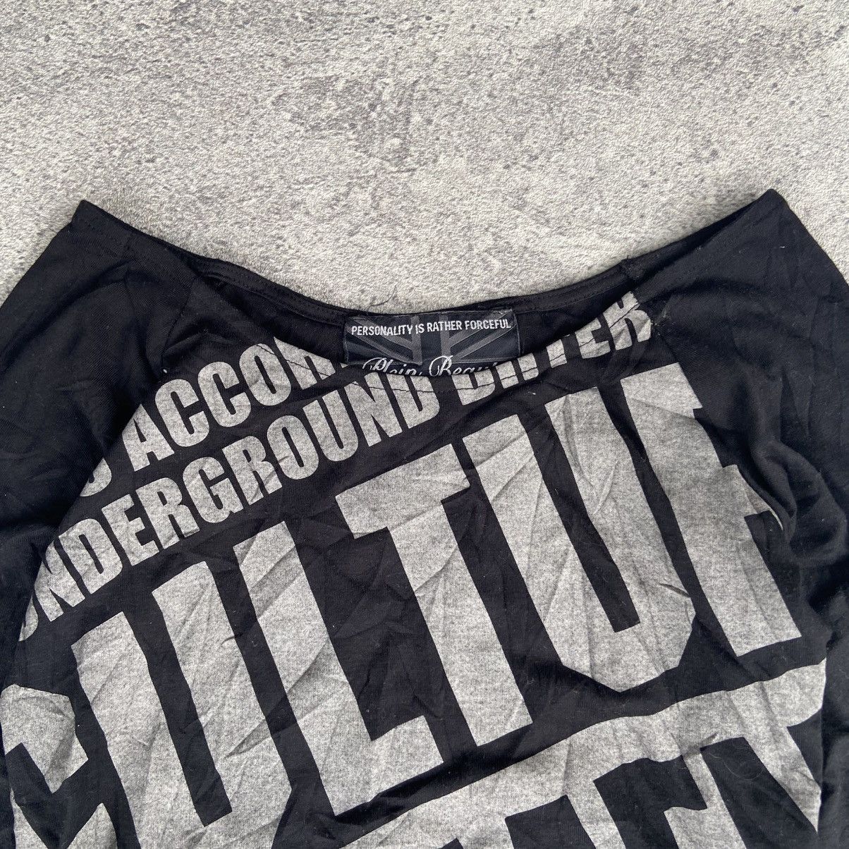 Hysteric Glamour Plein Beaute Poem Y2k Long Sleeve T-Shirt Size M / US 6-8 / IT 42-44 - 2 Thumbnail