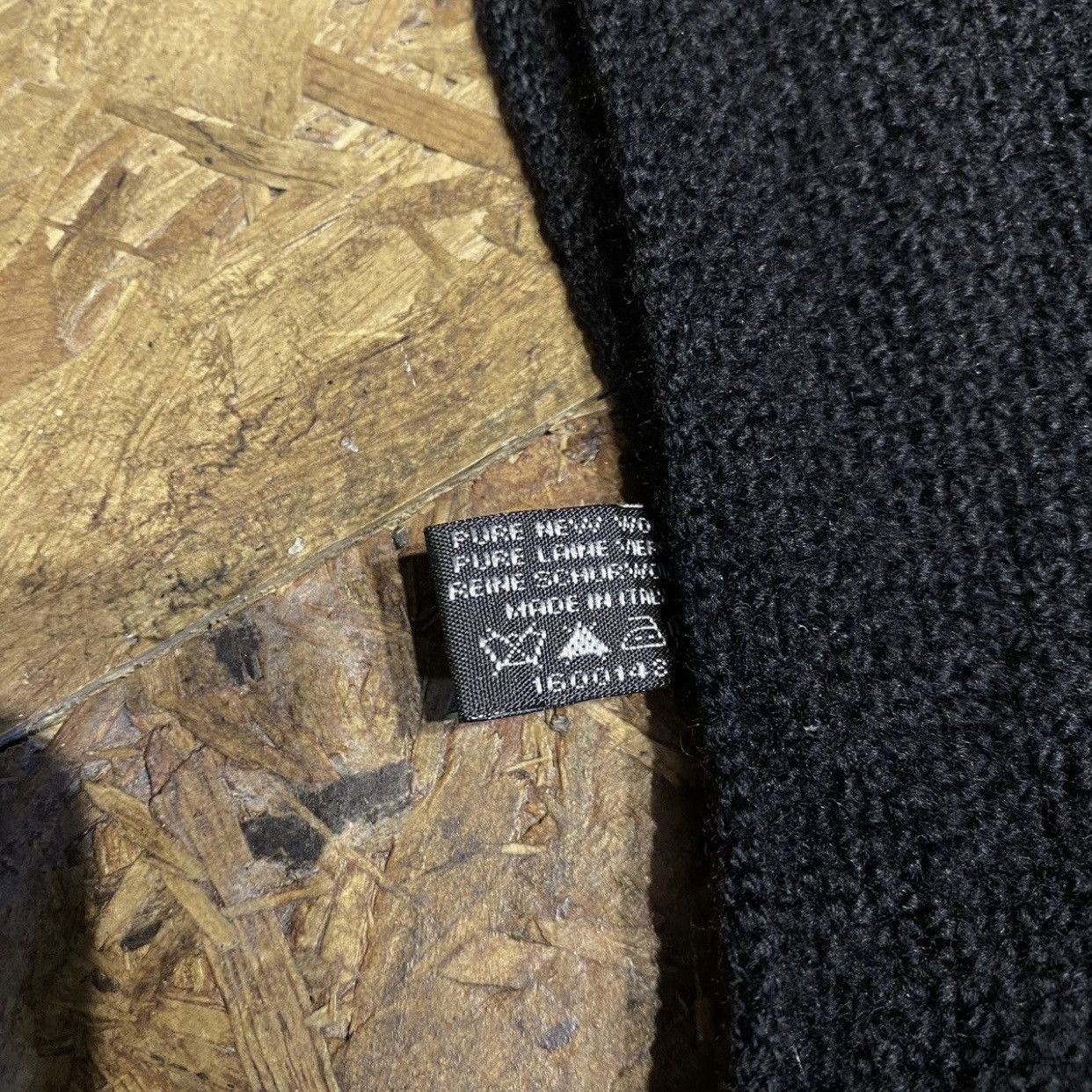 BEAUTY&YOUTH Beauty & Youth United Arrows Black Wool Fringe Scarf Muffler Size ONE SIZE - 5 Thumbnail
