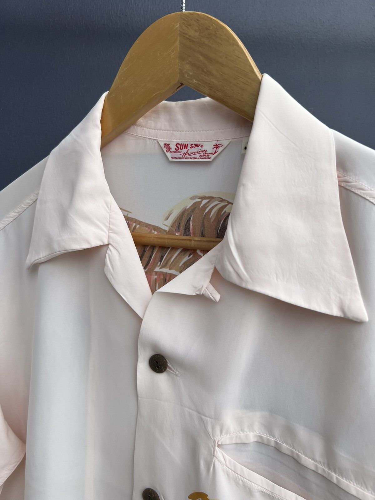 Sun Surf ARCHIVE SS13 Palm Tree Climber Back Panel Rayon Hawaii Shirt Size US S / EU 44-46 / 1 - 6 Thumbnail