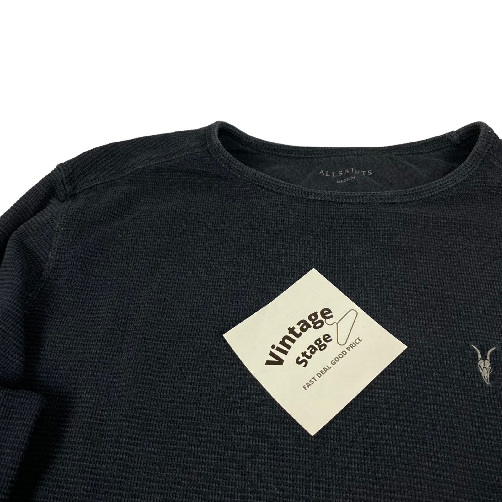 Allsaints Allsaints Sweater Navy Size M Small Logo Size US M / EU 48-50 / 2 - 3 Thumbnail