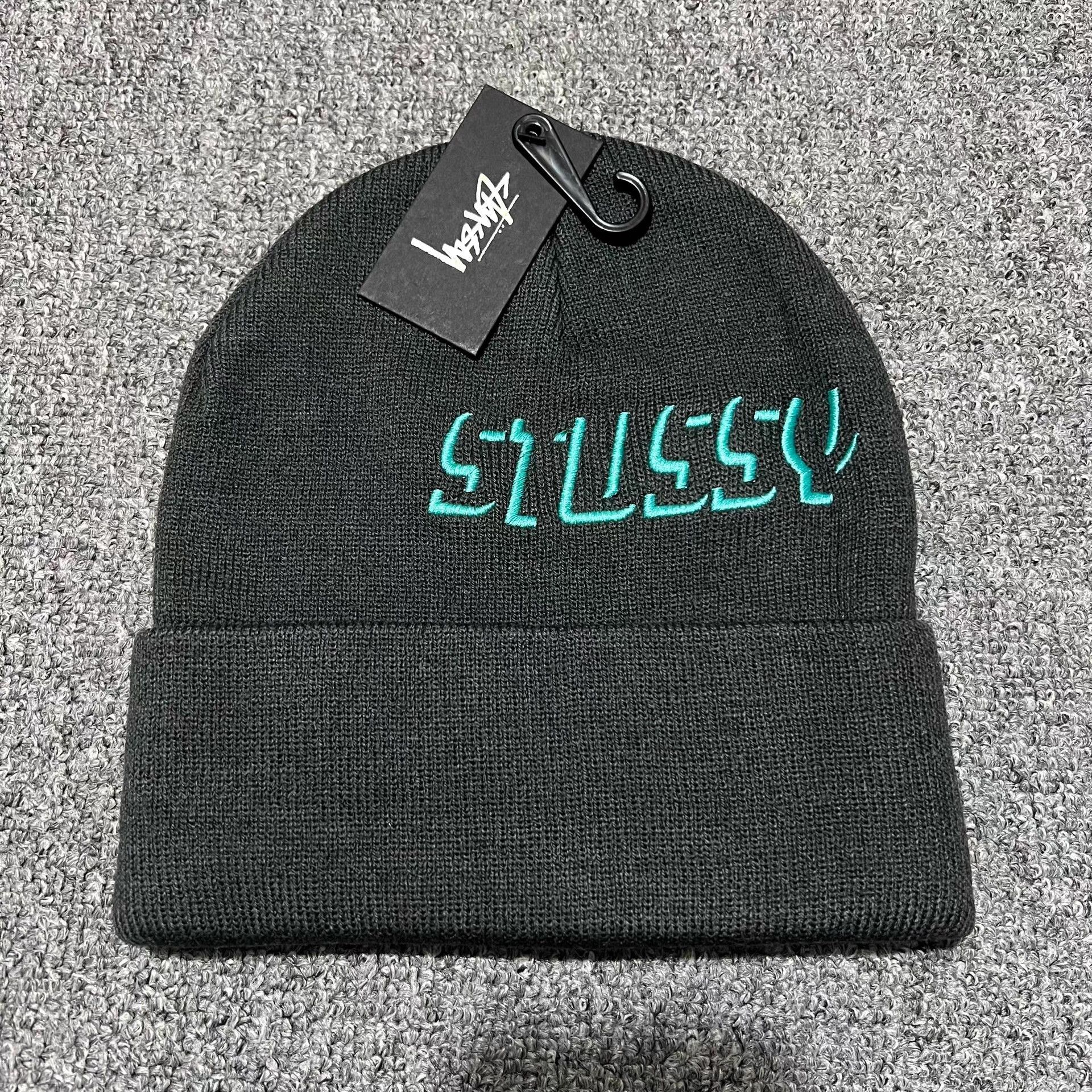 Stussy Stussy three-dimensional embroidered logo knit beanie Q7 Size ONE SIZE - 6 Thumbnail