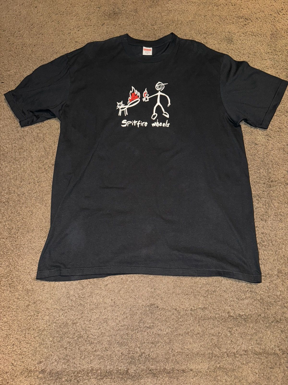 Supreme Supreme Spitfire Cat T-shirt Size US XL / EU 56 / 4 - 1 Thumbnail