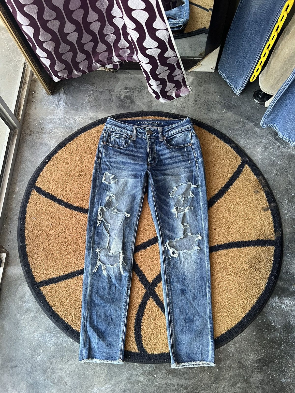 American Eagle Outfitters 🔥American Eagle Outfitters Distressed Denim Size 28" / US 6 / IT 42 - 2 Thumbnail