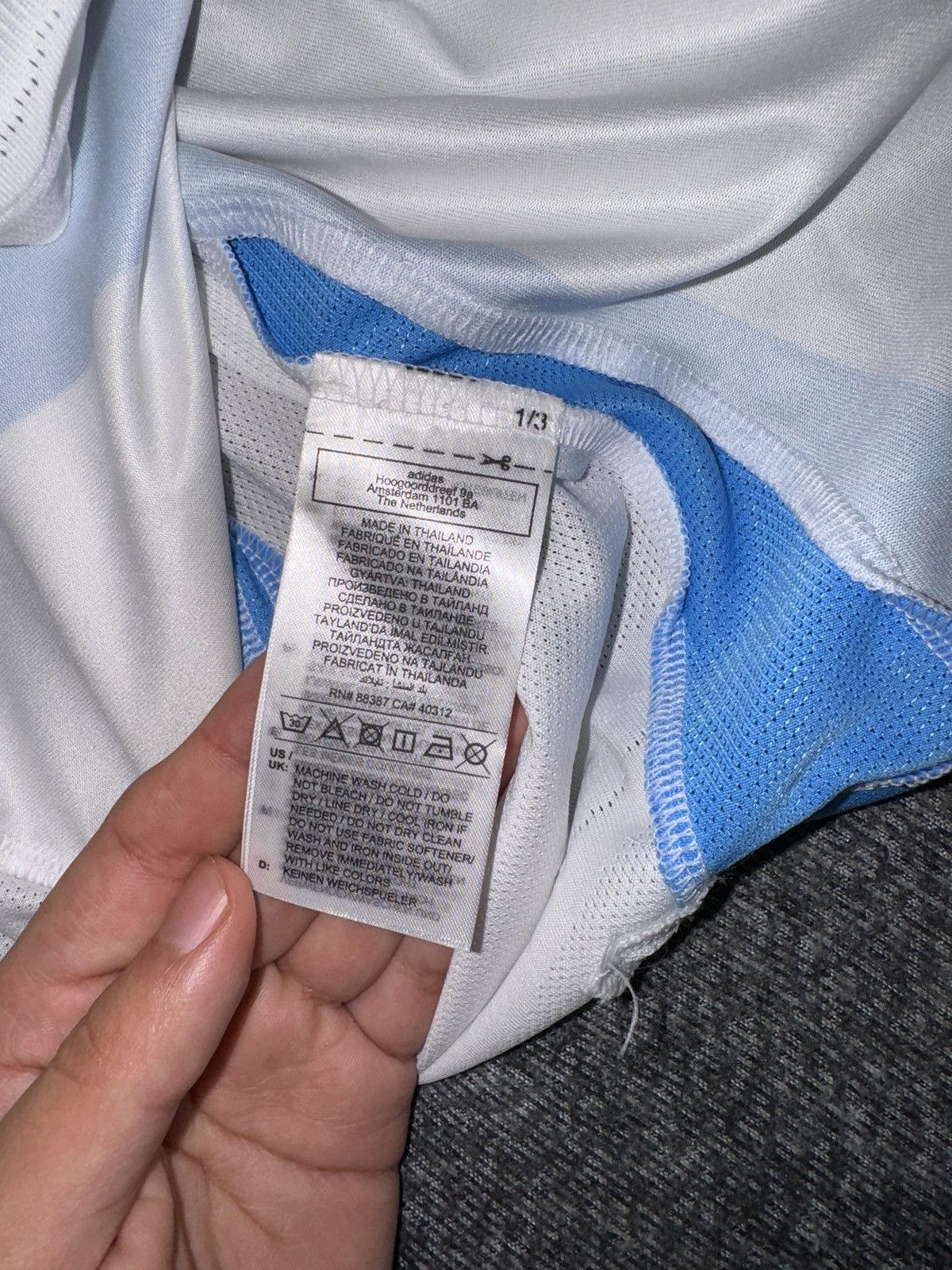 Adidas Messi Argentina 2024 Long Sleeve Jersey Size US S / EU 44-46 / 1 - 3 Thumbnail