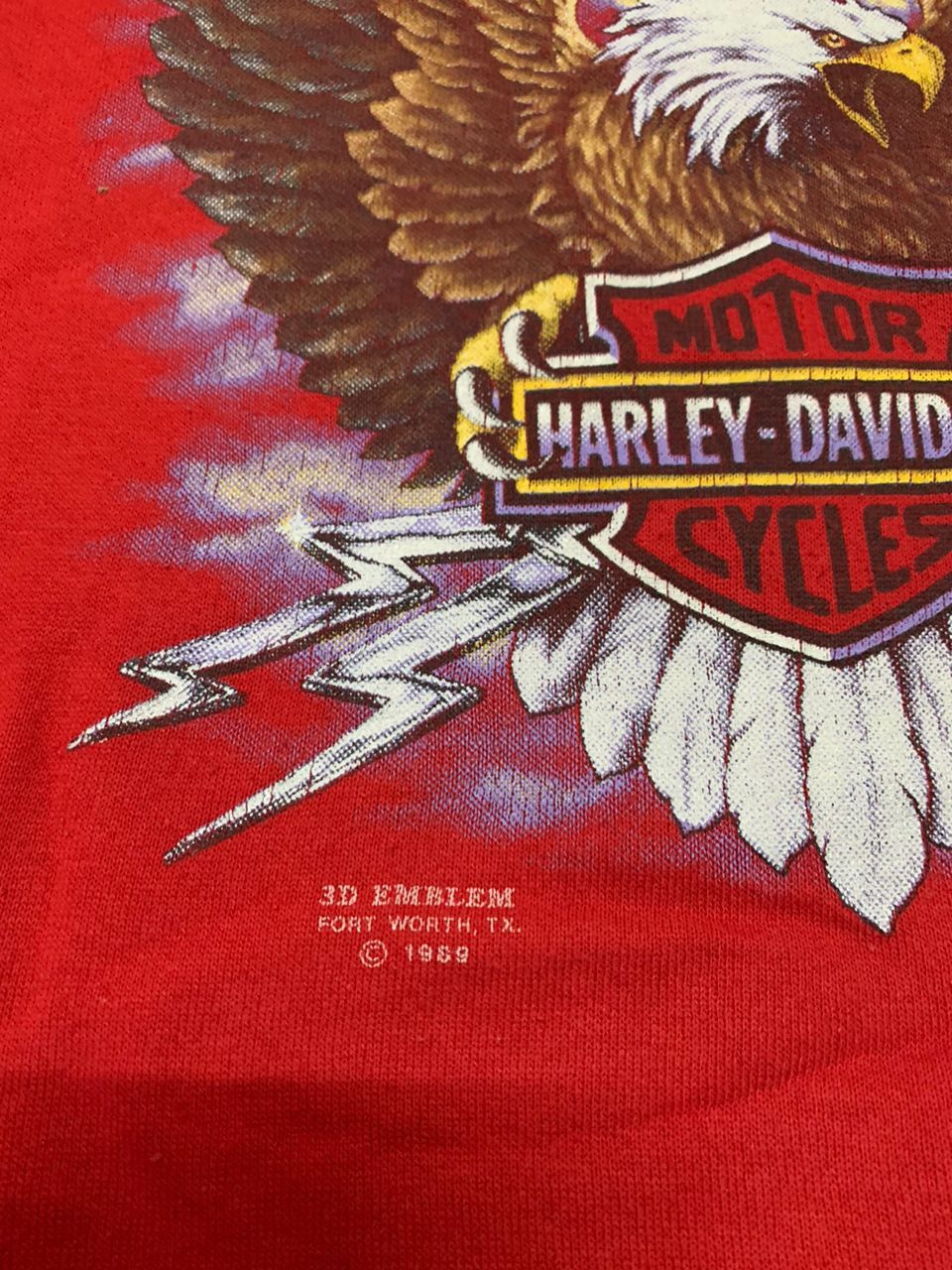Vintage VINTAGE HARLEY DAVIDSON SWEATSHIRT Size US L / EU 52-54 / 3 - 3 Thumbnail