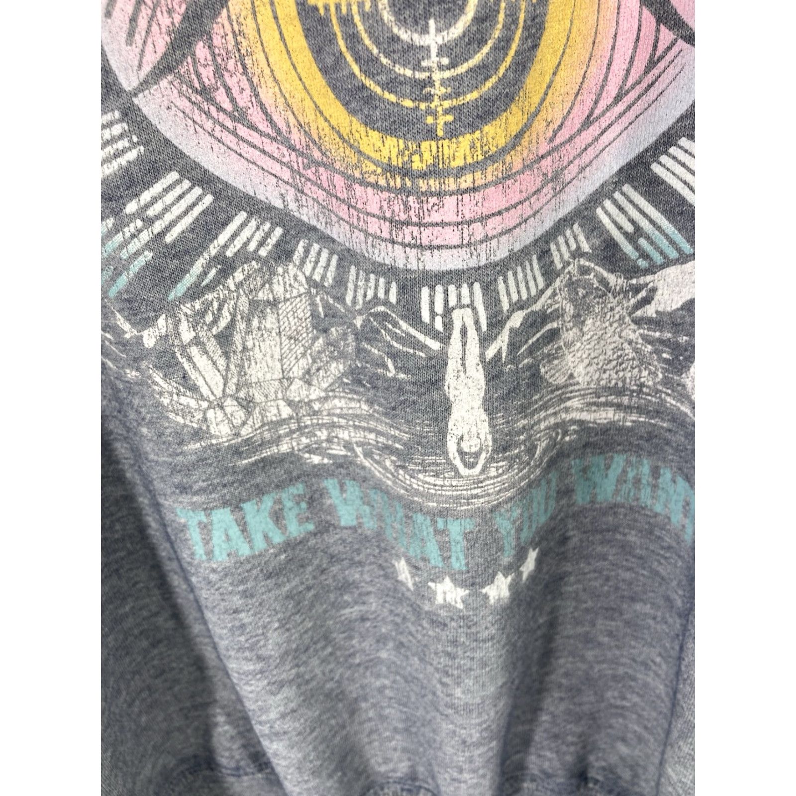 Vintage Def Leppard Sweatshirt Women XS Gray Long Sleeve Take What You Want Pullover Shirt Size XS / US 0-2 / IT 36-38 - 5 Thumbnail
